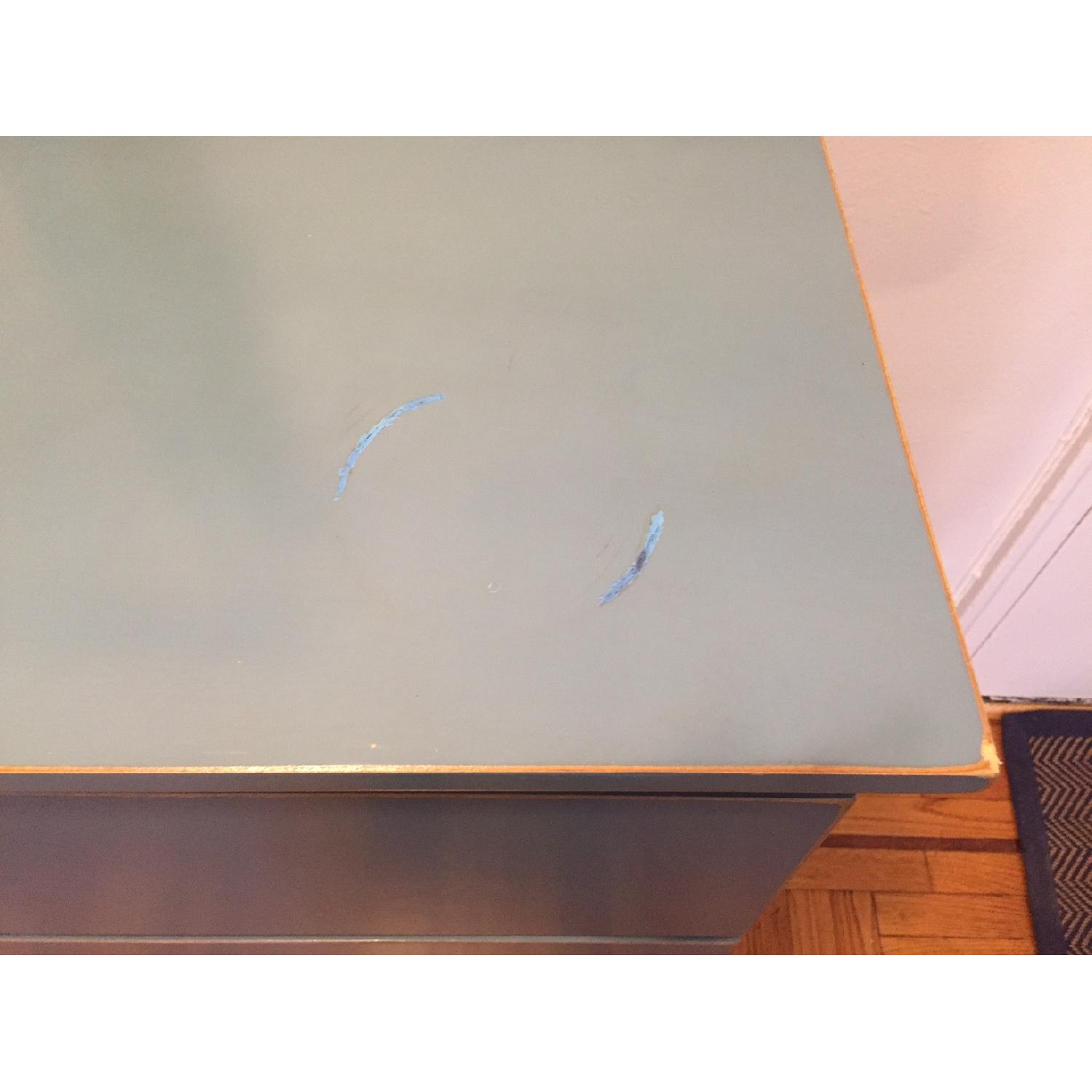 Gothic Cabinet Craft Turquoise Dresser w/ Mirror - image-8