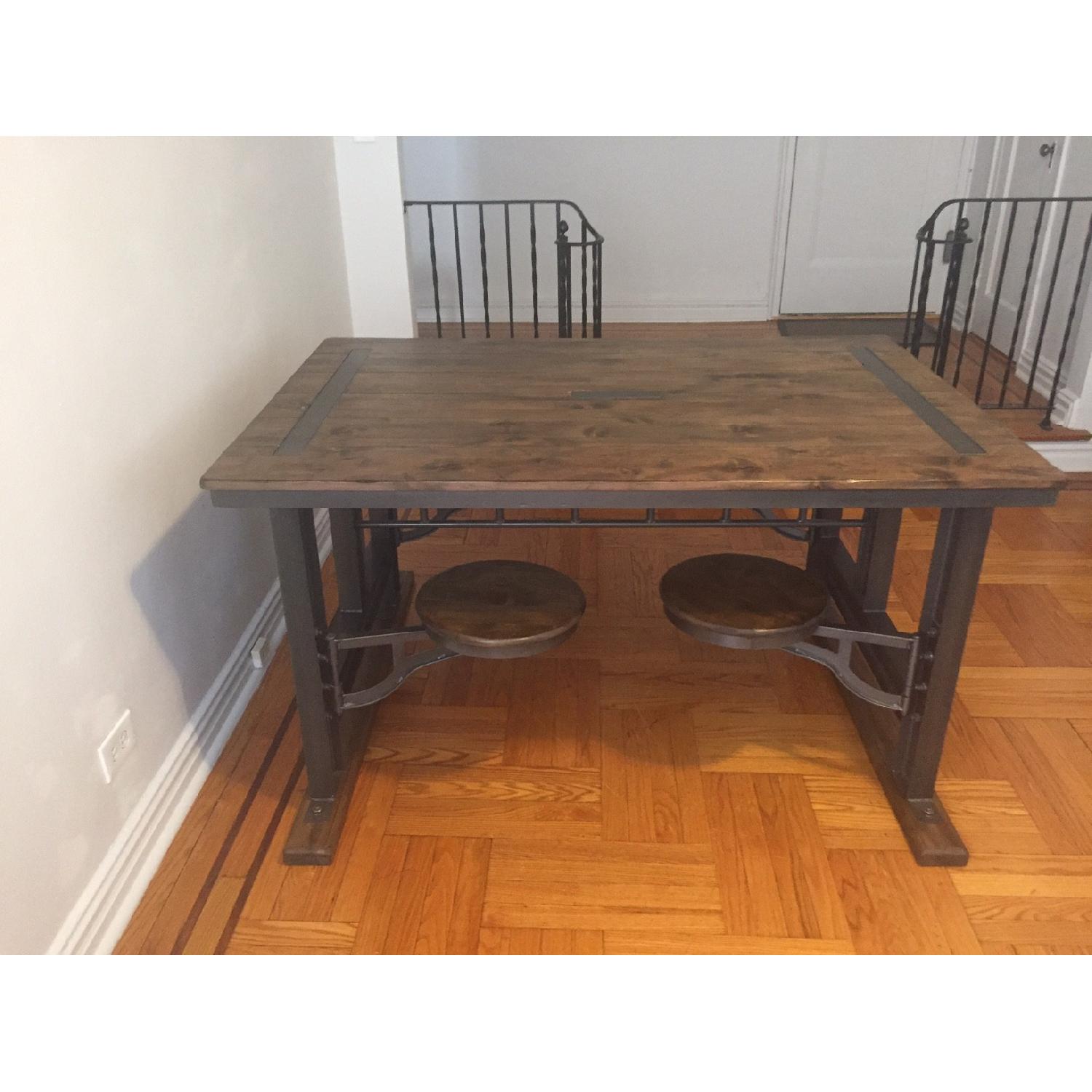World Market Galvin Industrial Cafeteria Table - image-1