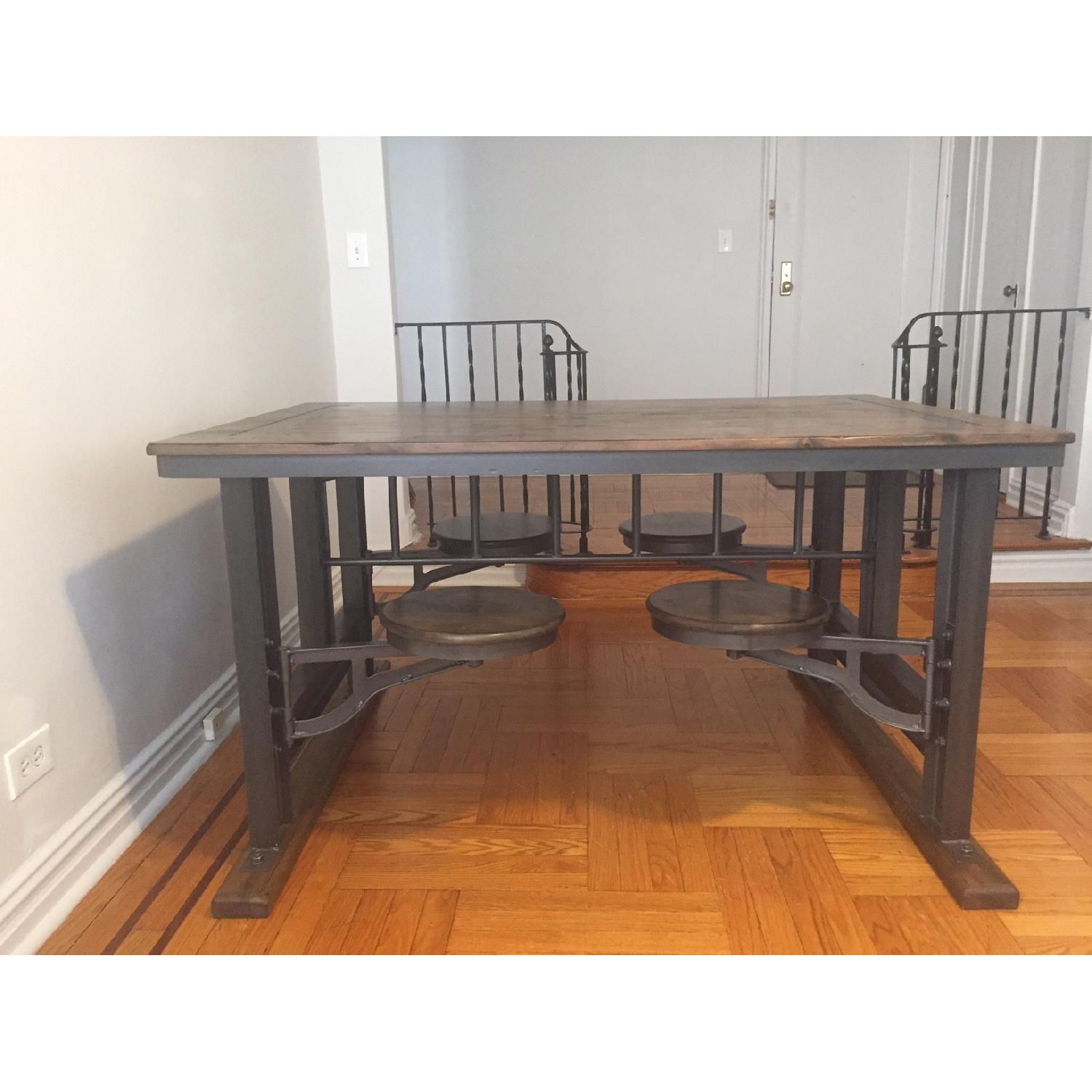 World Market Galvin Industrial Cafeteria Table - image-2