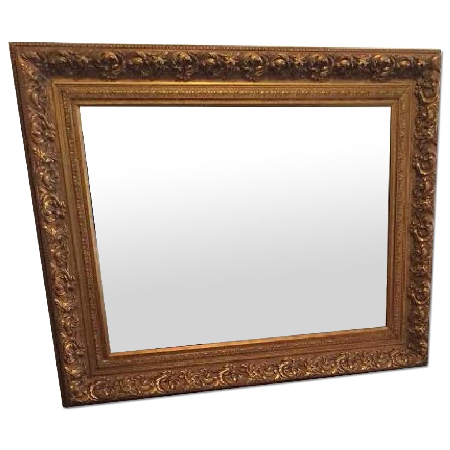 Large Vintage VictorianStyle Mirror AptDeco