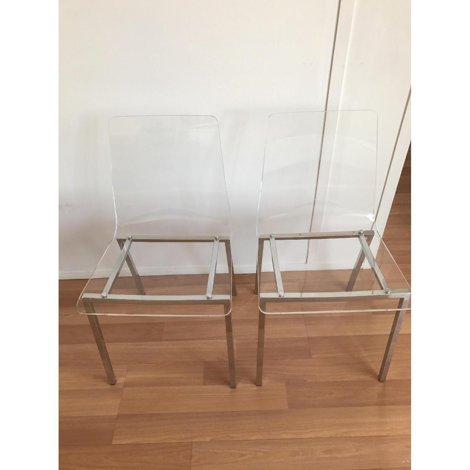 CB2 Vapor Acrylic Chair - image-1