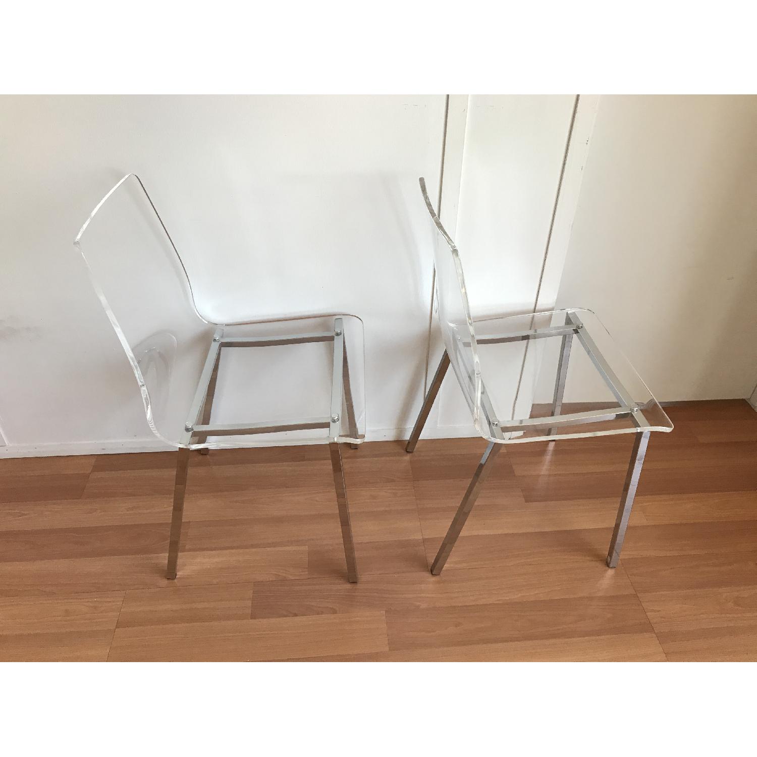 CB2 Vapor Acrylic Chair - image-3