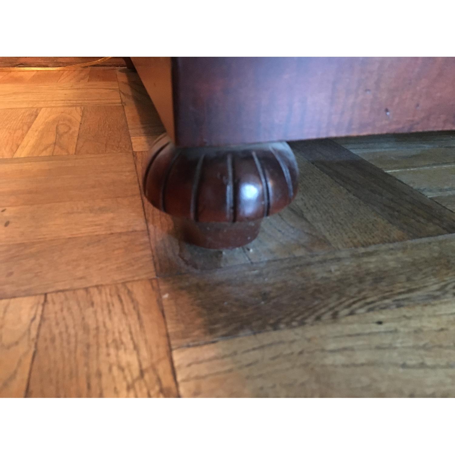 Ethan Allen Leather Office Chair - image-6