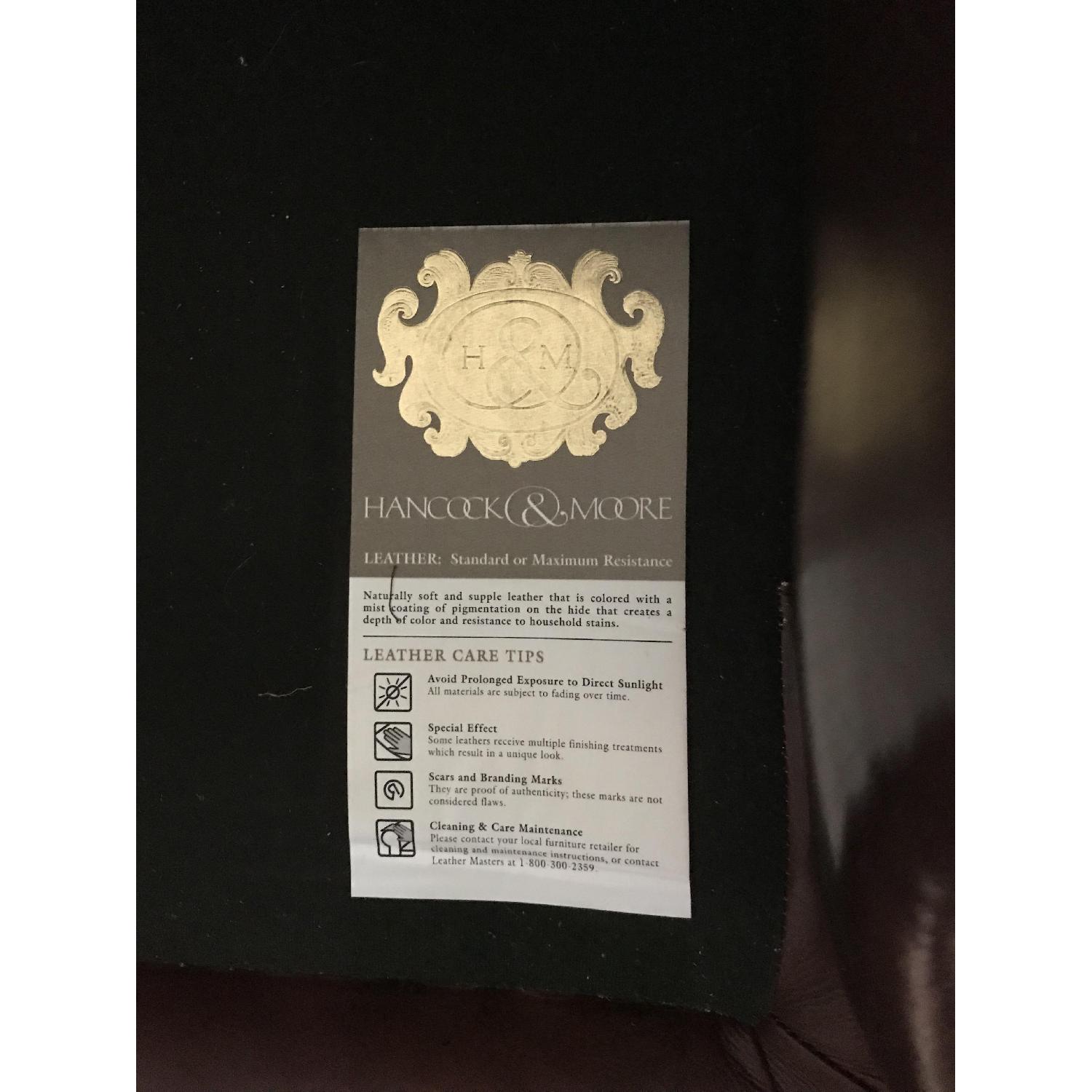 Ethan Allen Leather Office Chair - image-11