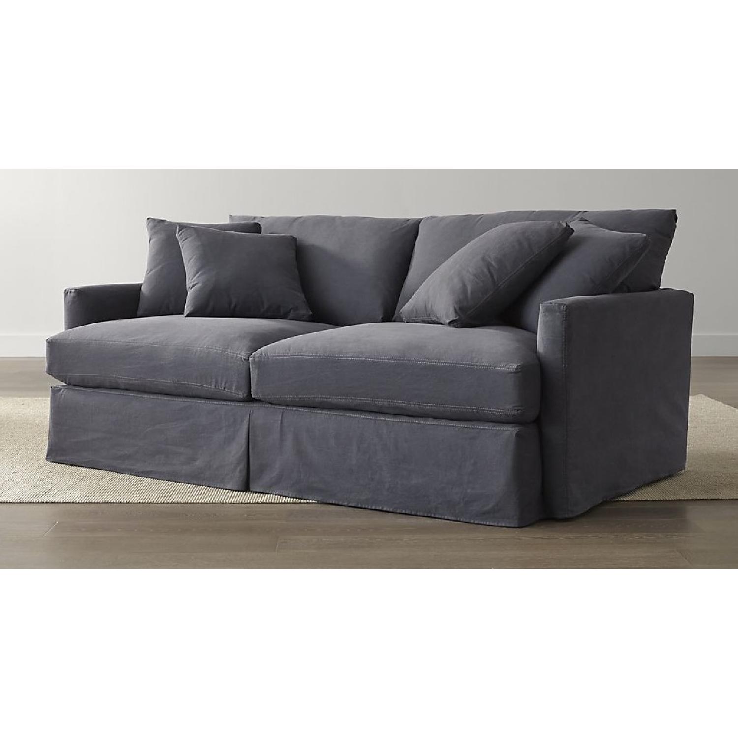 Crate & Barrel Lounge Sofa w/ Slipcovers - image-1