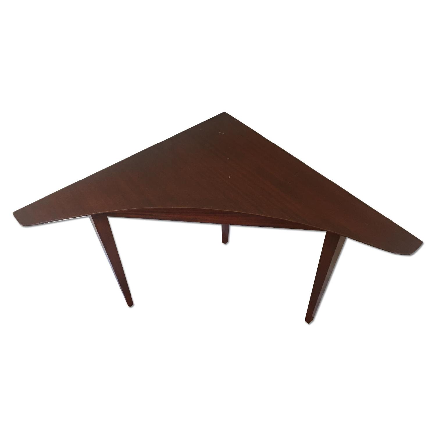 Wood Corner Table - image-0