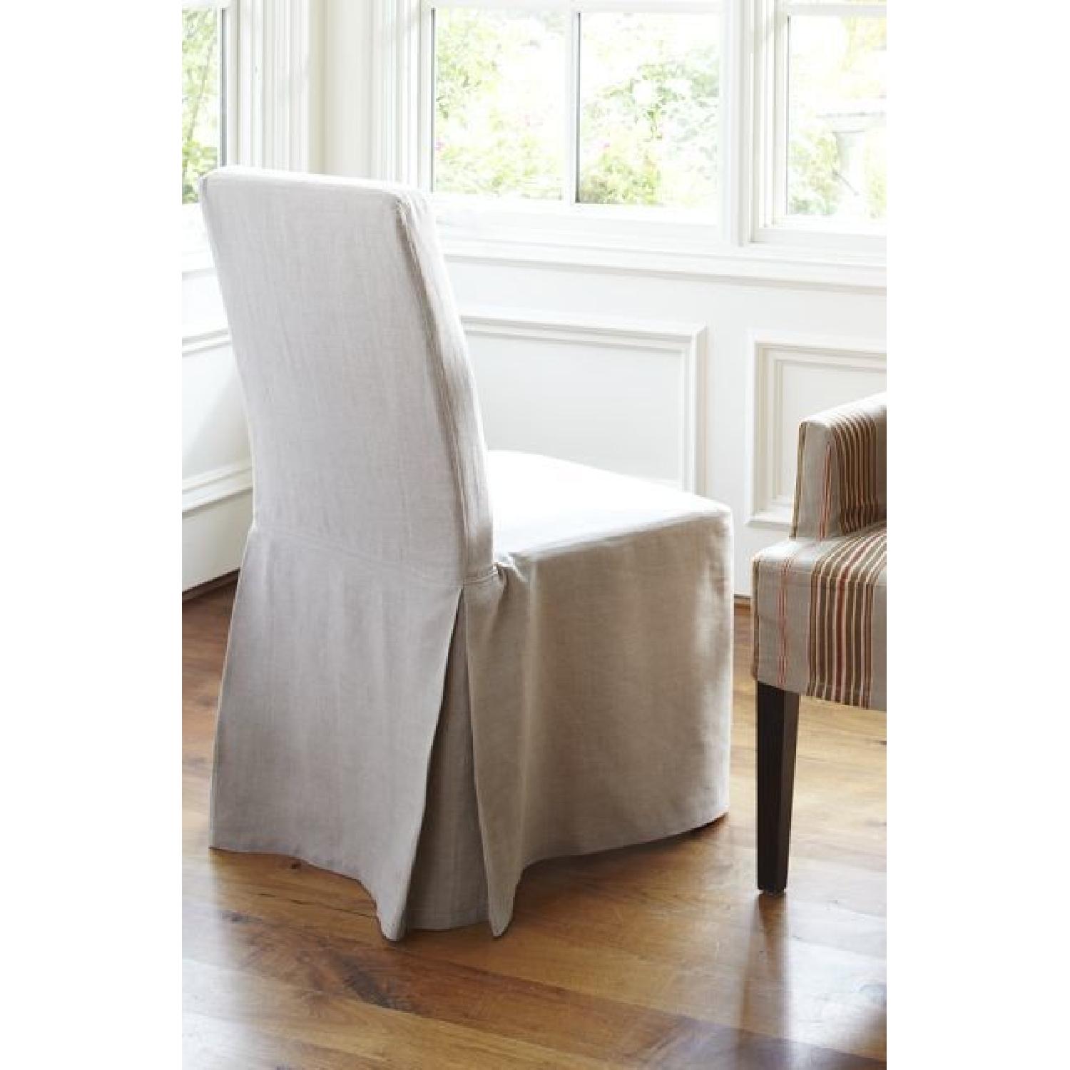 Ikea Henriksdal Slipcovered Dining Chairs AptDeco