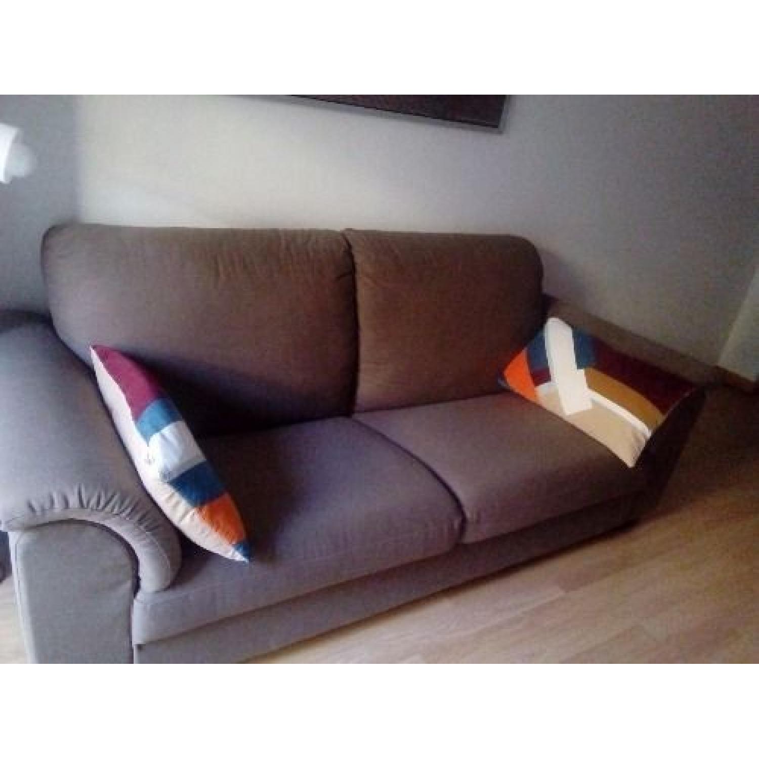 【受渡決定済】IKEA イケア TIDAFORS 2.5人掛けソファー  ブラウン Ikea Tidafors Couch - AptDeco