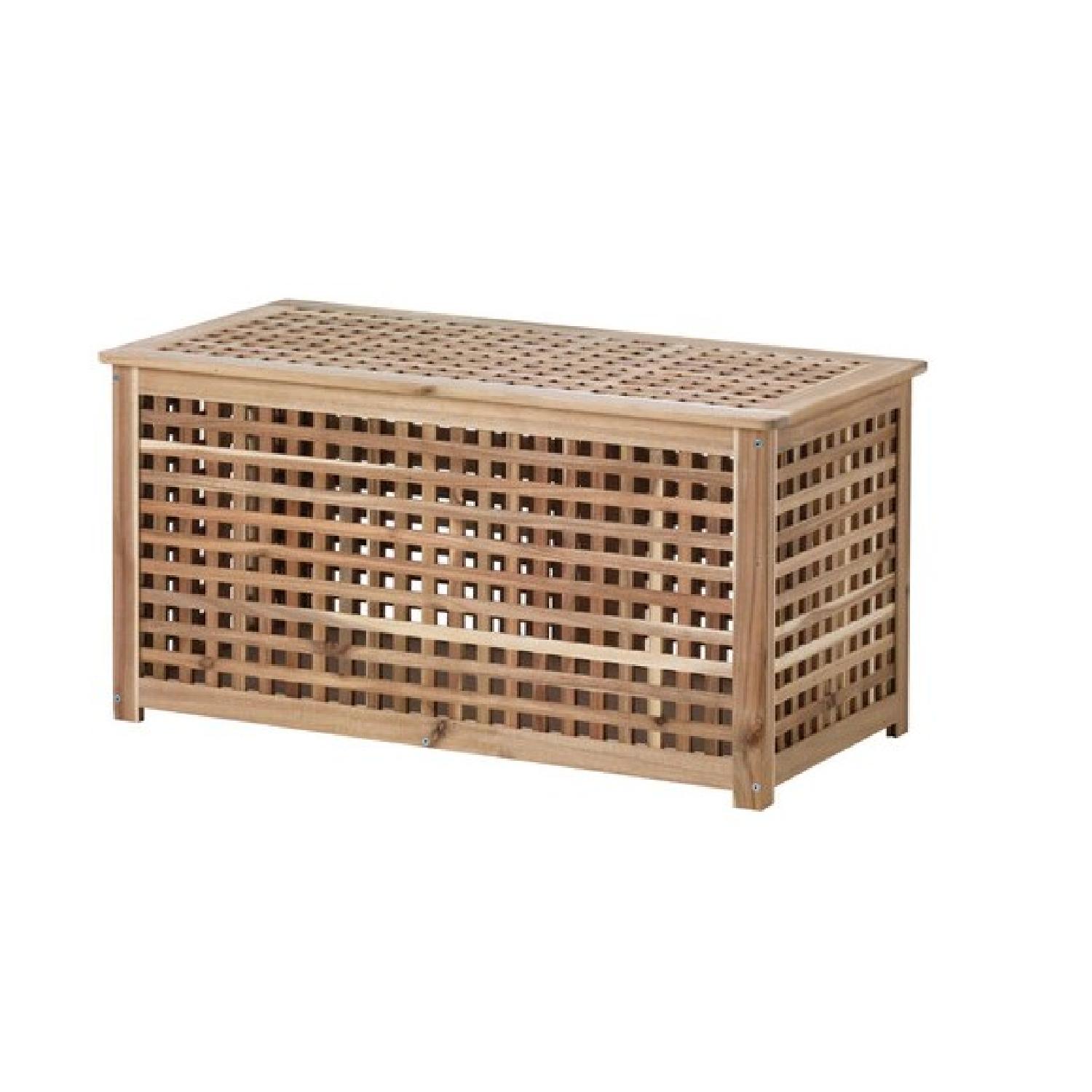 IKEA HOL 50×50×50 Brand New Ikea HOL Storage/Side Table,Acacia,2 sizes in