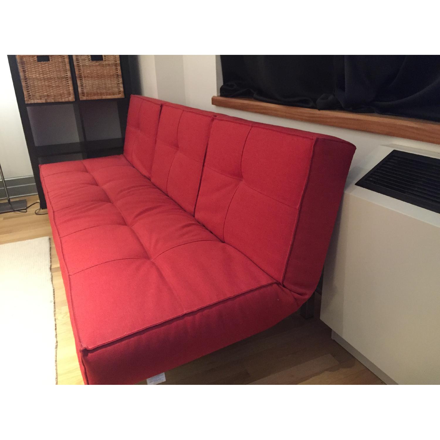 Room & Board Eden Convertible Red Sleeper Sofa - image-2