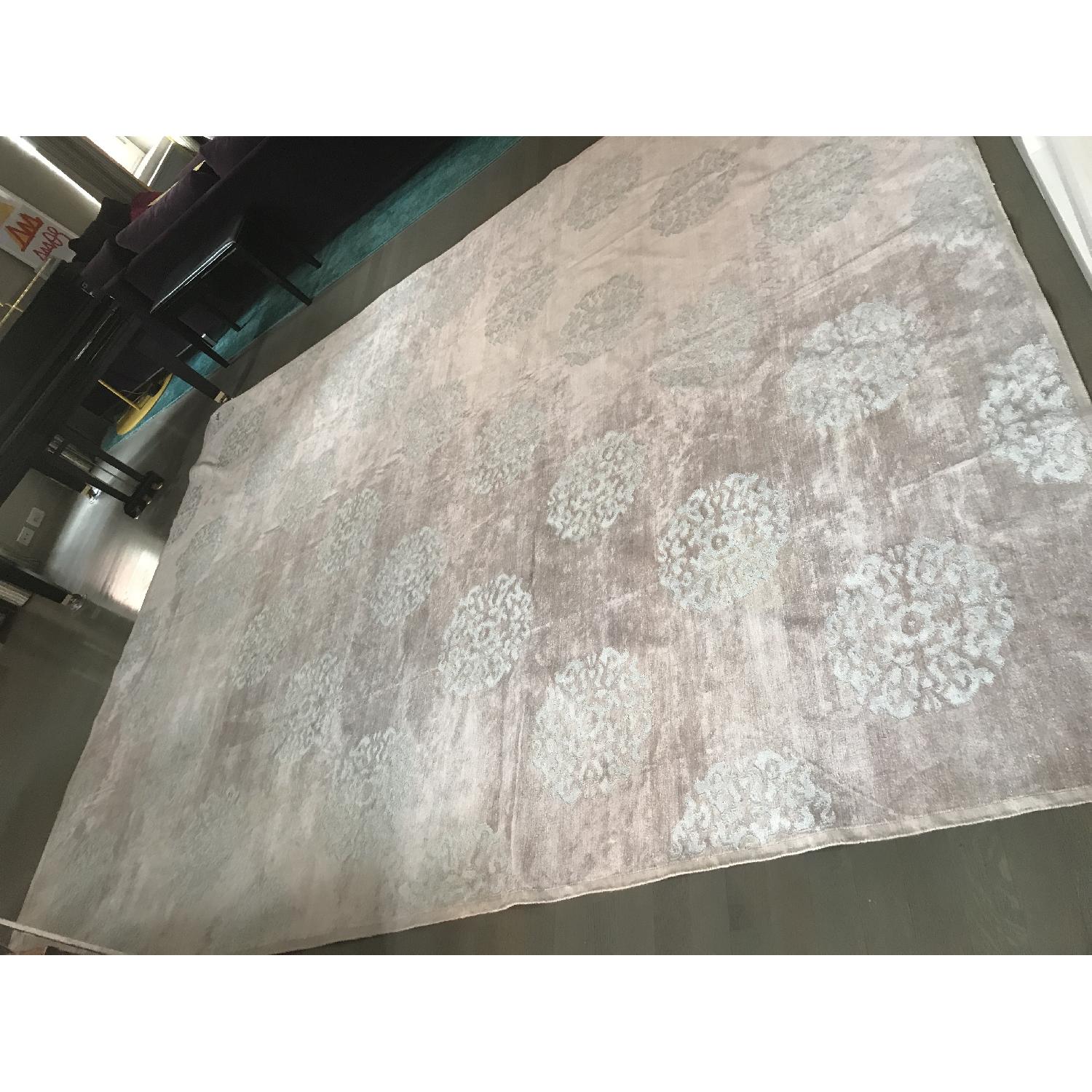 Madeline Weinrib Flatweave Chenille & Metallic Area Rug - image-1