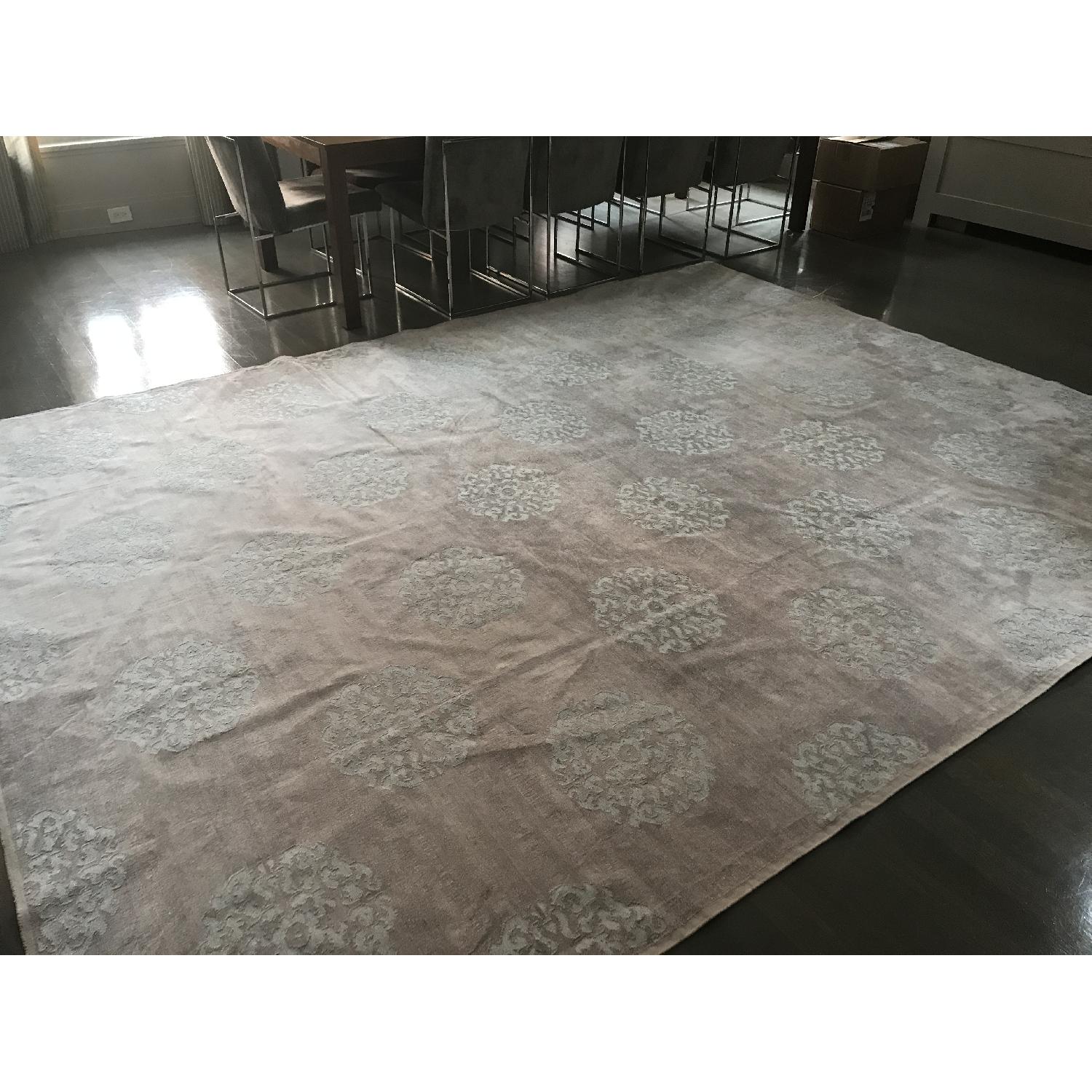 Madeline Weinrib Flatweave Chenille & Metallic Area Rug - image-2