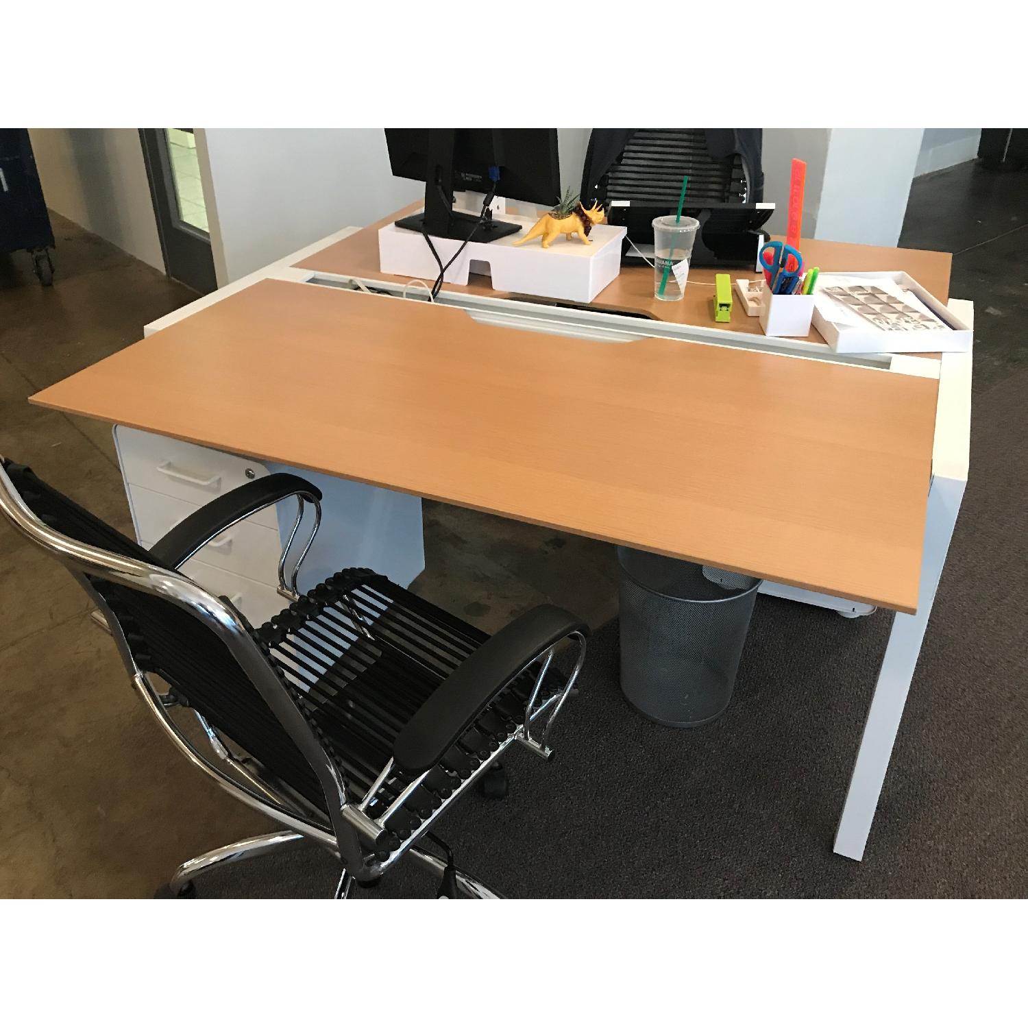 Poppin 2 Sided/2 Person Desk - image-3