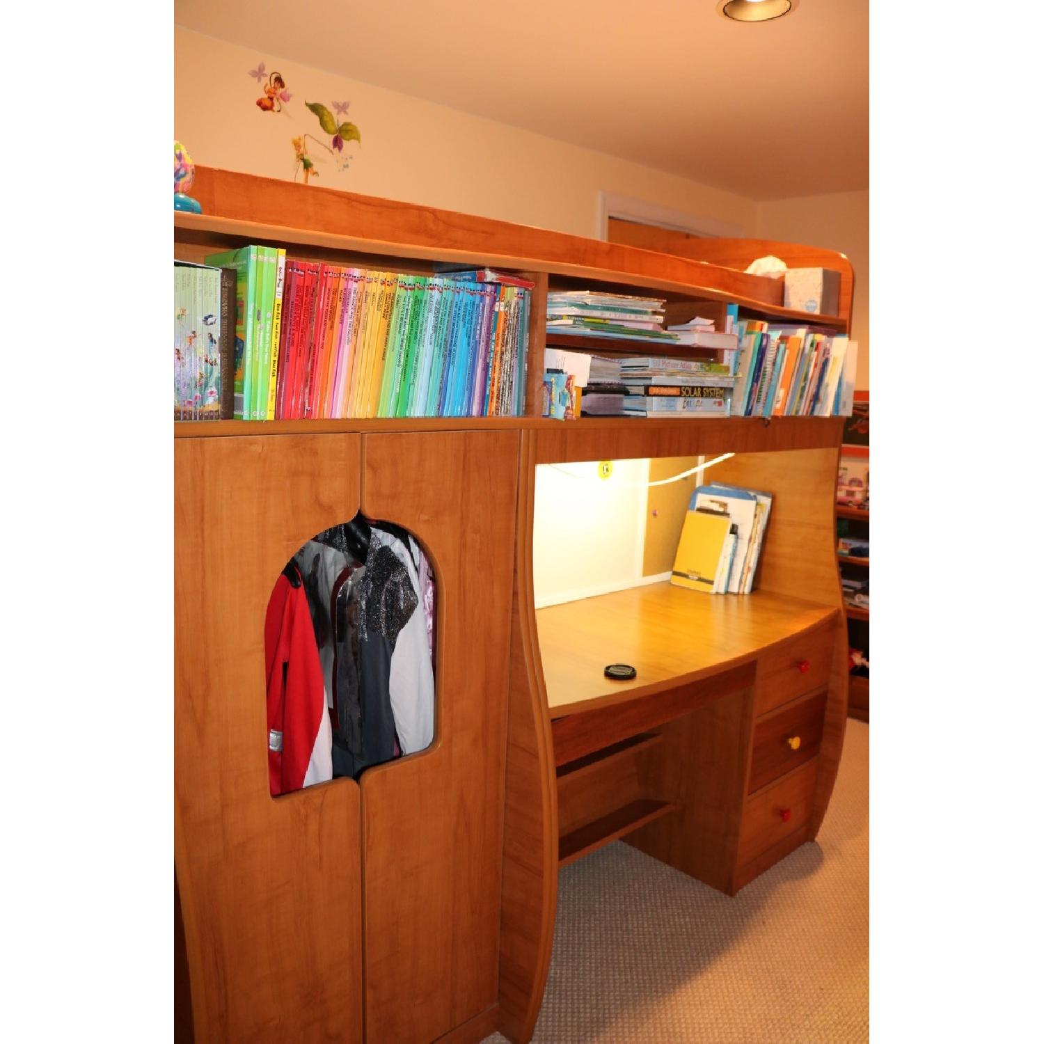 Berg Furniture Twin Loft w/ Play Area & Desk - image-2