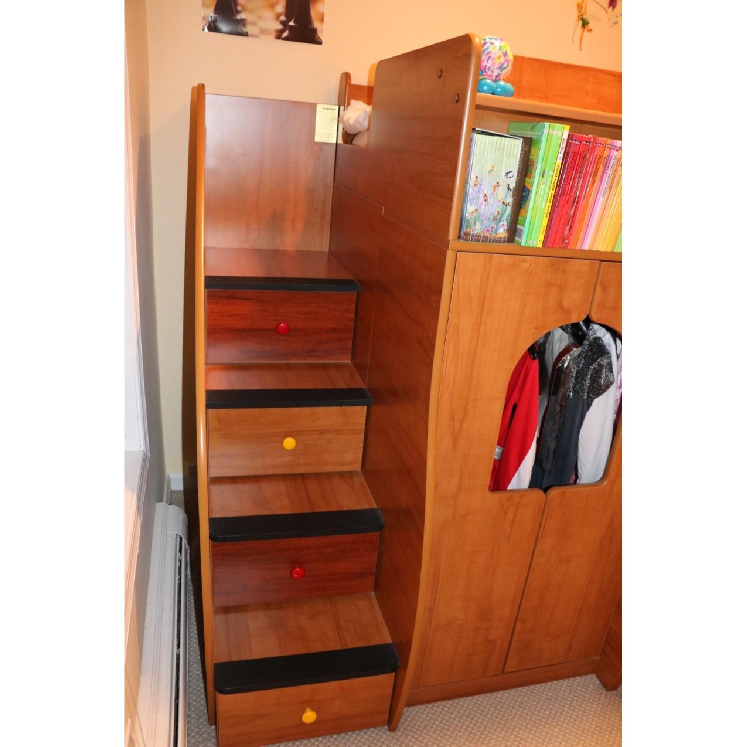 Berg Furniture Twin Loft w/ Play Area & Desk - image-4