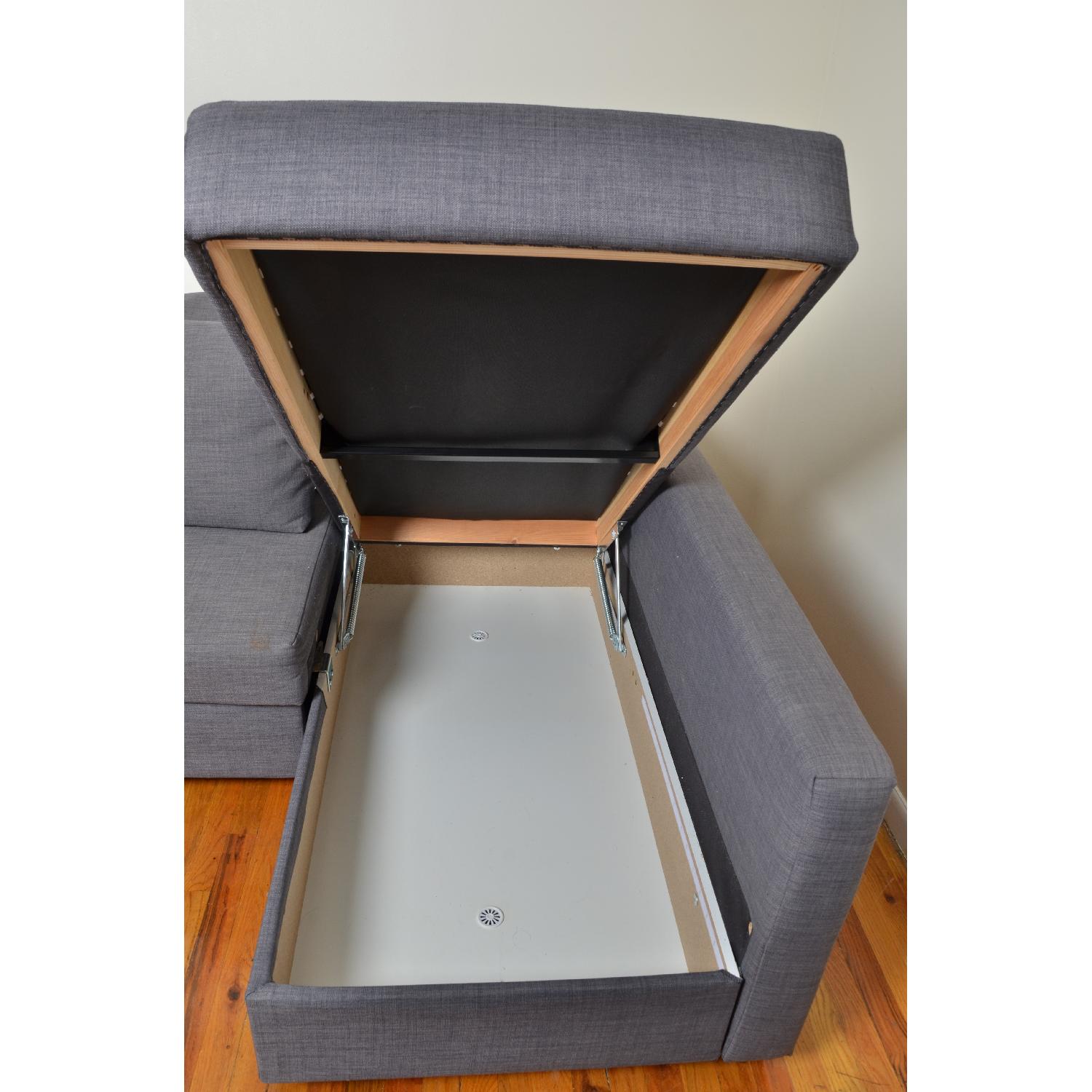 Ikea Friheten Sleeper Sofa w/ Detachable Ottoman - image-8
