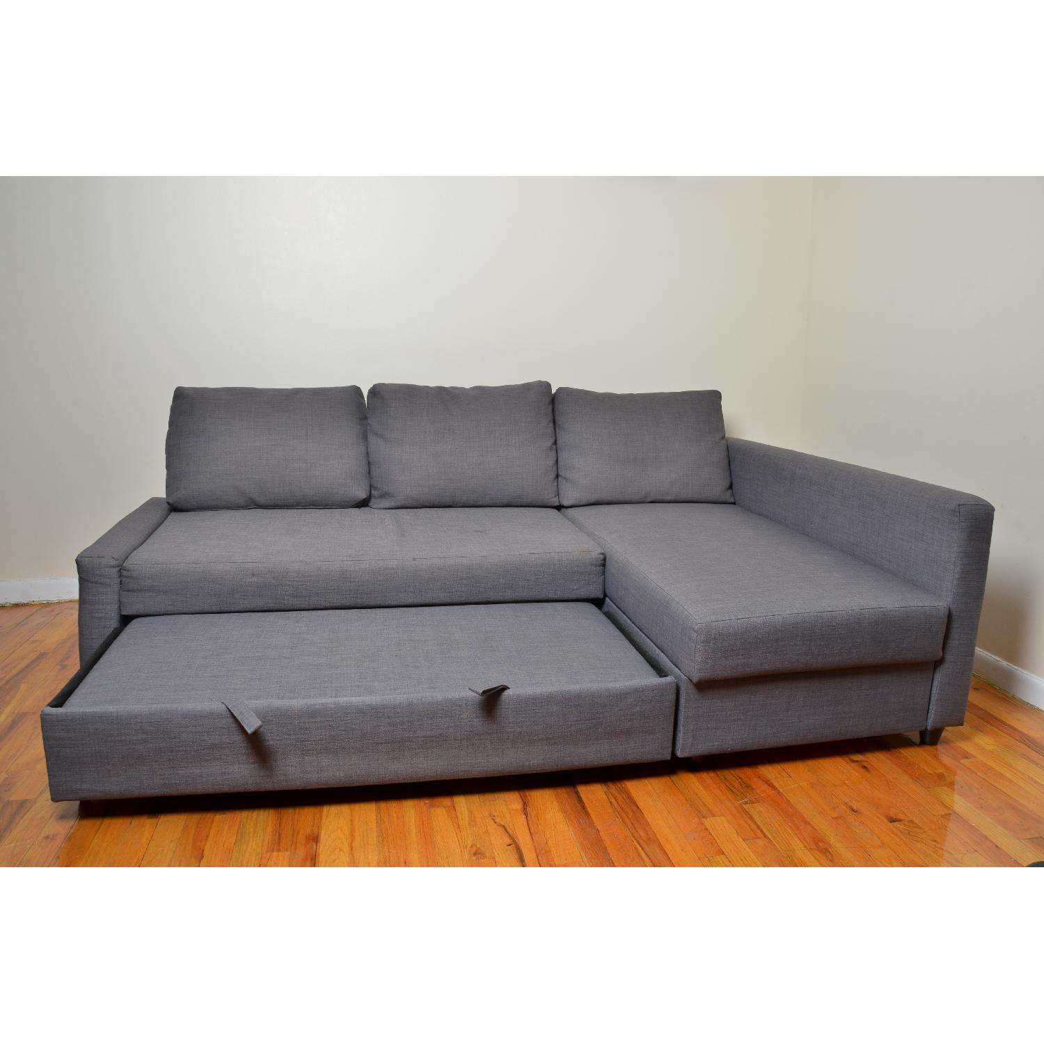 Ikea Friheten Sleeper Sofa w/ Detachable Ottoman - image-10