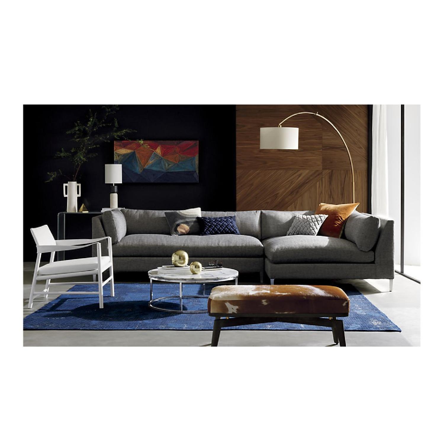 CB2 Marble Top Coffee Table - image-1