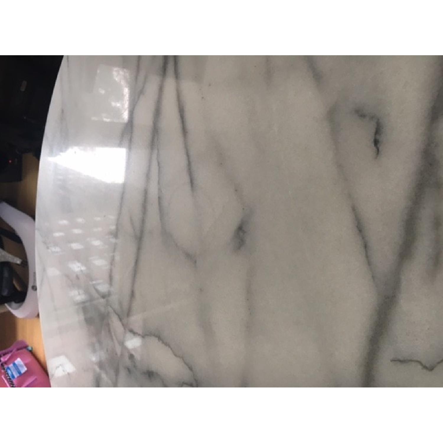 CB2 Marble Top Coffee Table - image-7