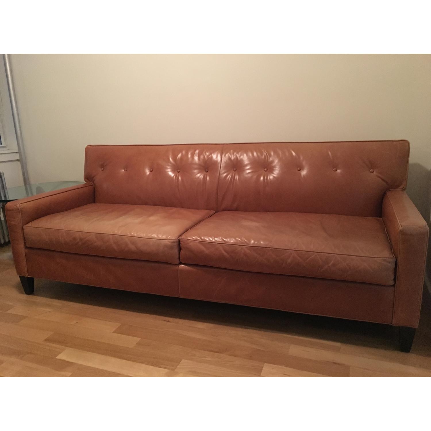 Mitchell Gold + Bob Williams Leather Sofa - image-4