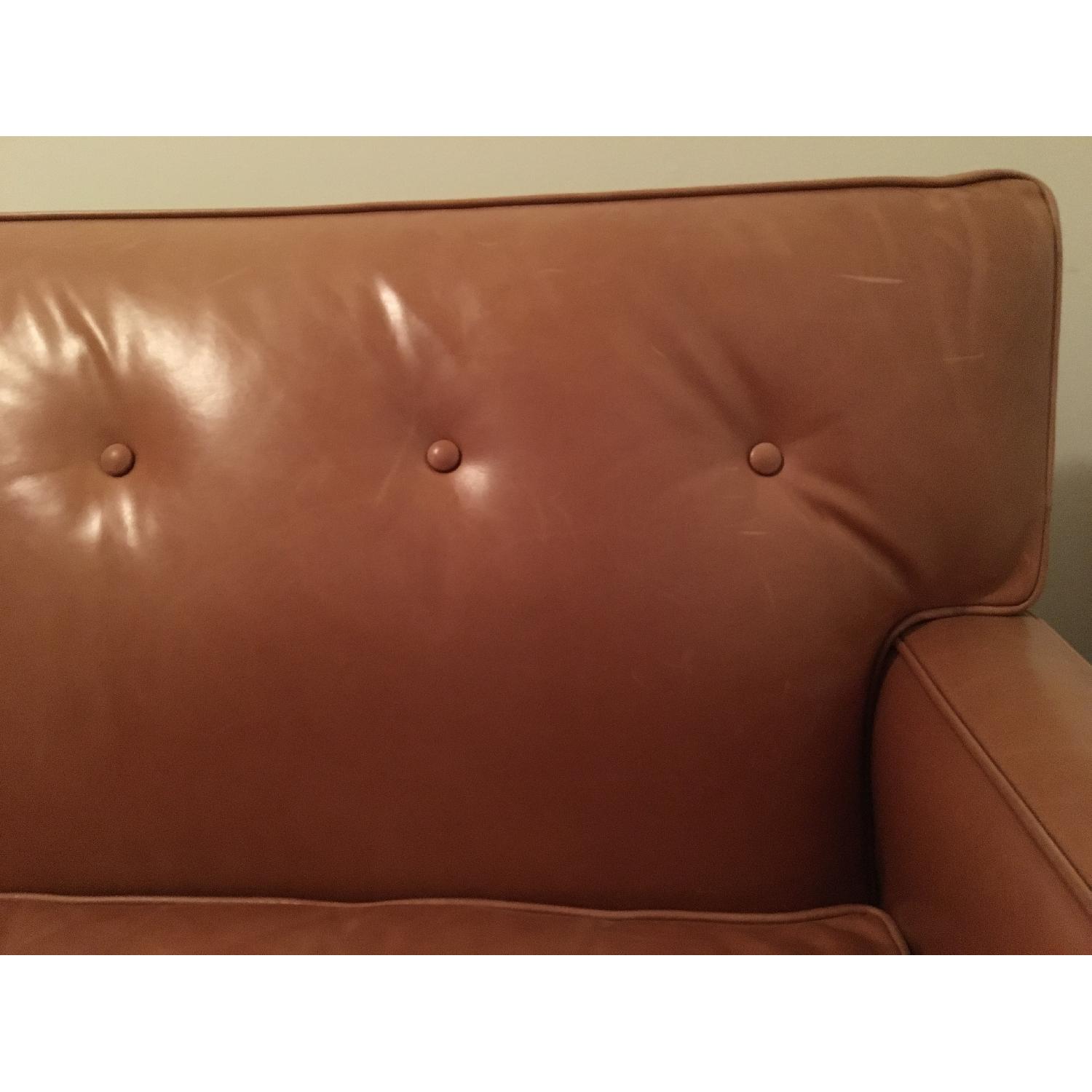 Mitchell Gold + Bob Williams Leather Sofa - image-5