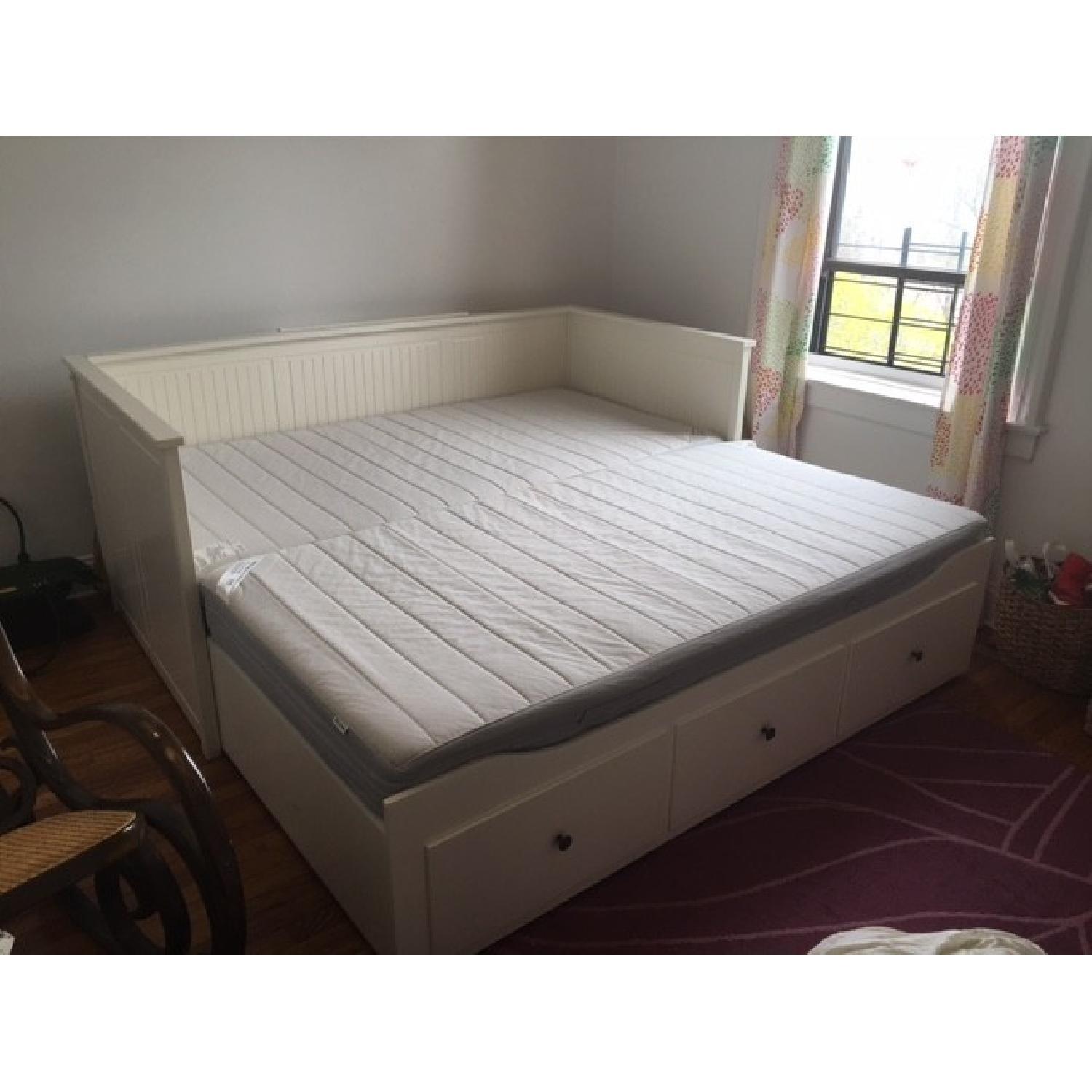 Ikea Hemnes Daybed Frame w/ 3 Drawers - AptDeco
