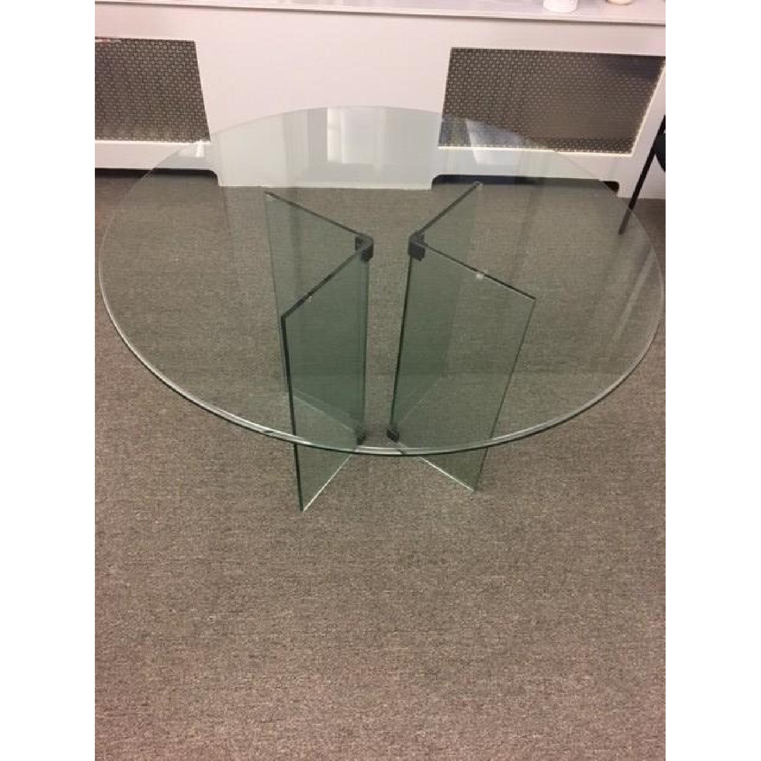 Round Glass Dining Table - image-1