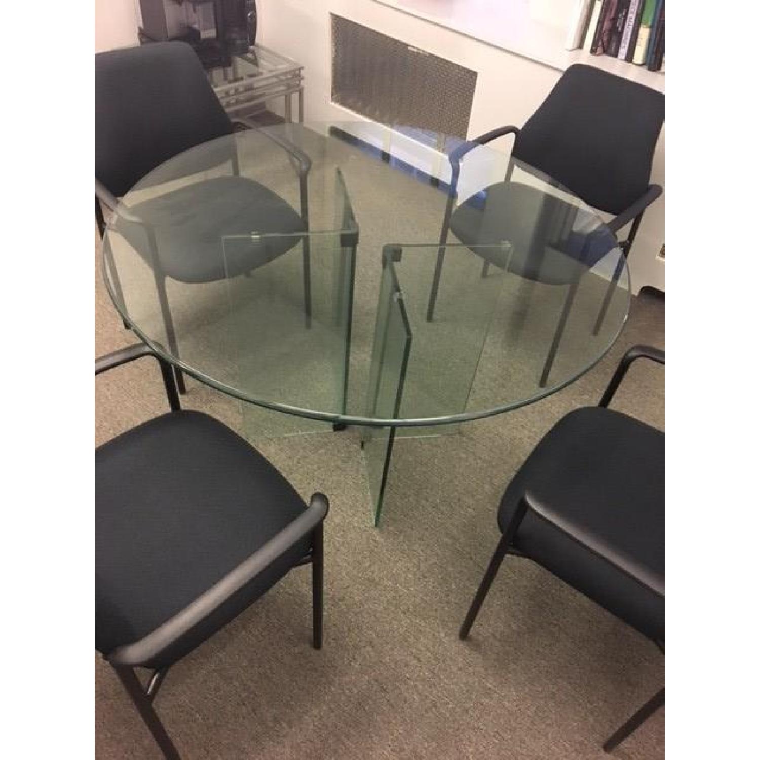 Round Glass Dining Table - image-5