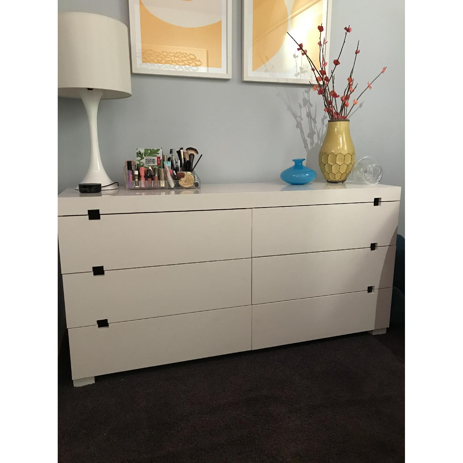 West Elm Square Cutout 6-Drawer Dresser - image-1