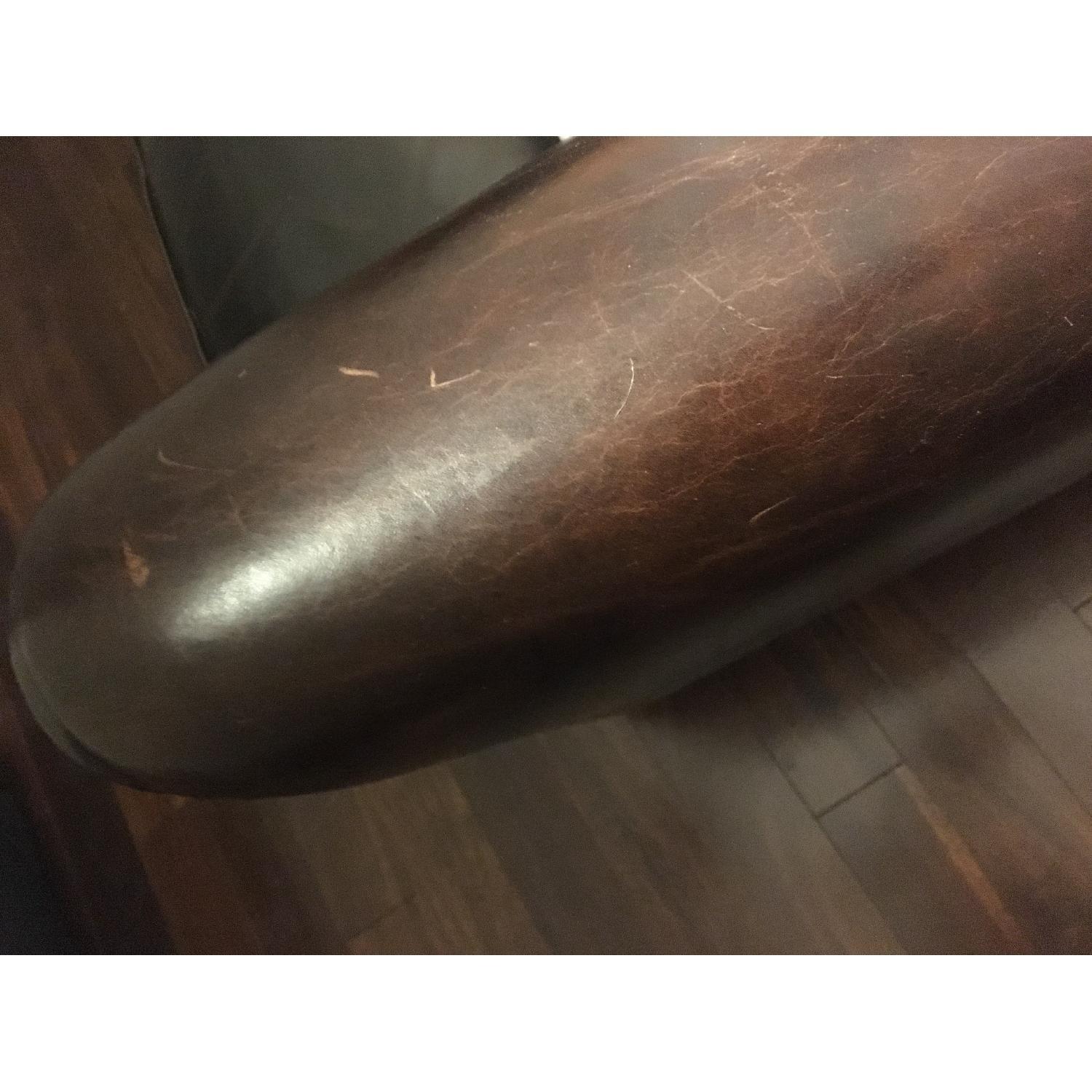 Crate & Barrel Eiffel Leather Armchair - image-9