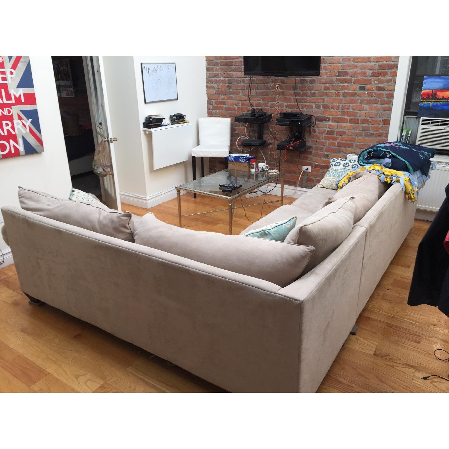 Raymour & Flanigan Queen Sleeper Sectional Sofa - image-4