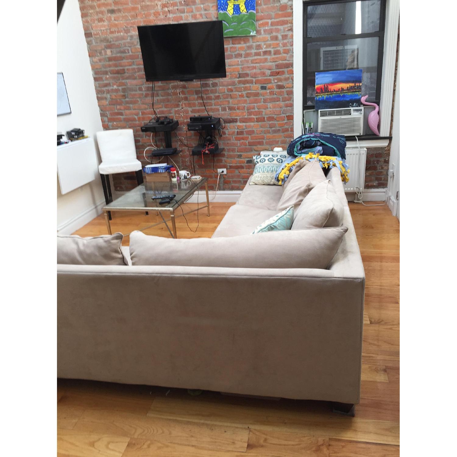 Raymour & Flanigan Queen Sleeper Sectional Sofa - image-7