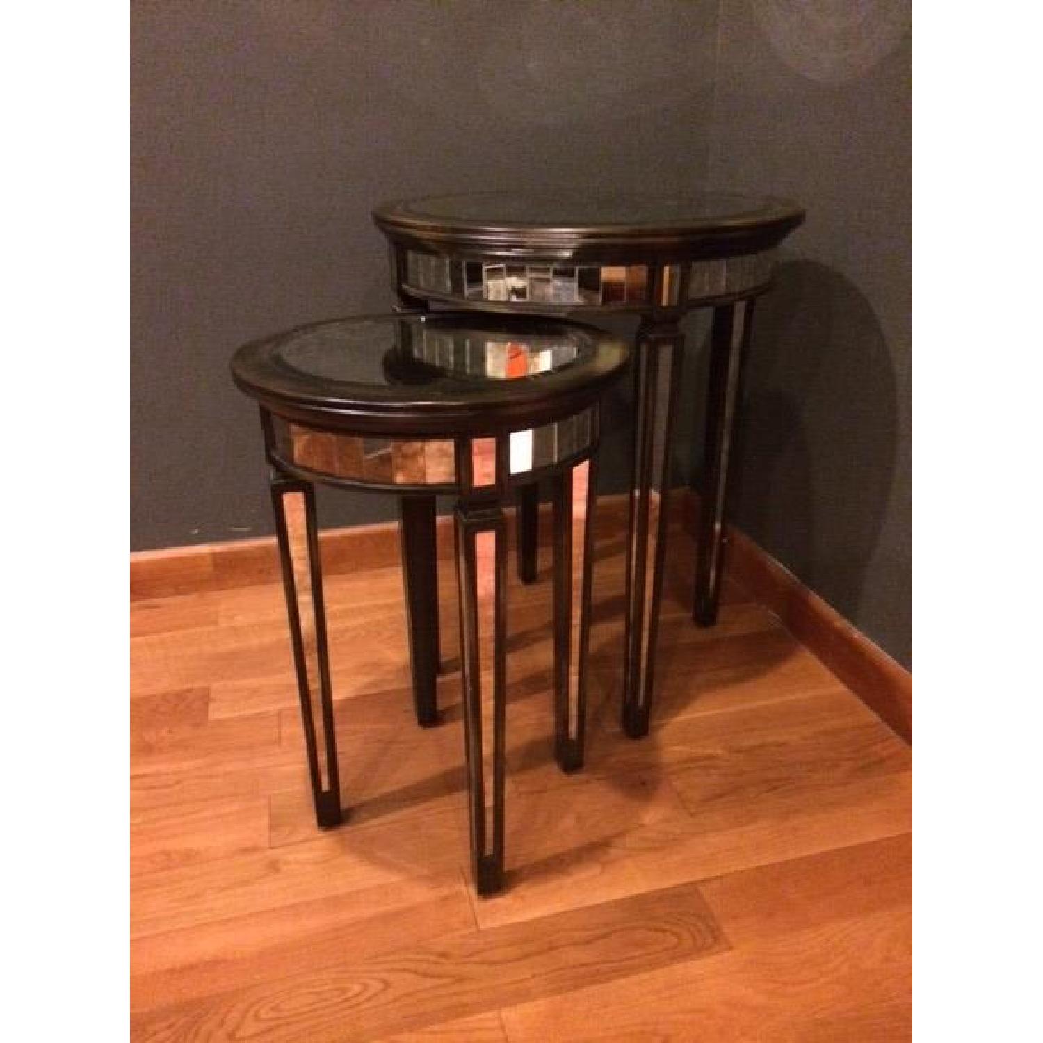 Arhaus Isla Mirrored Nesting Tables - Pair - image-1