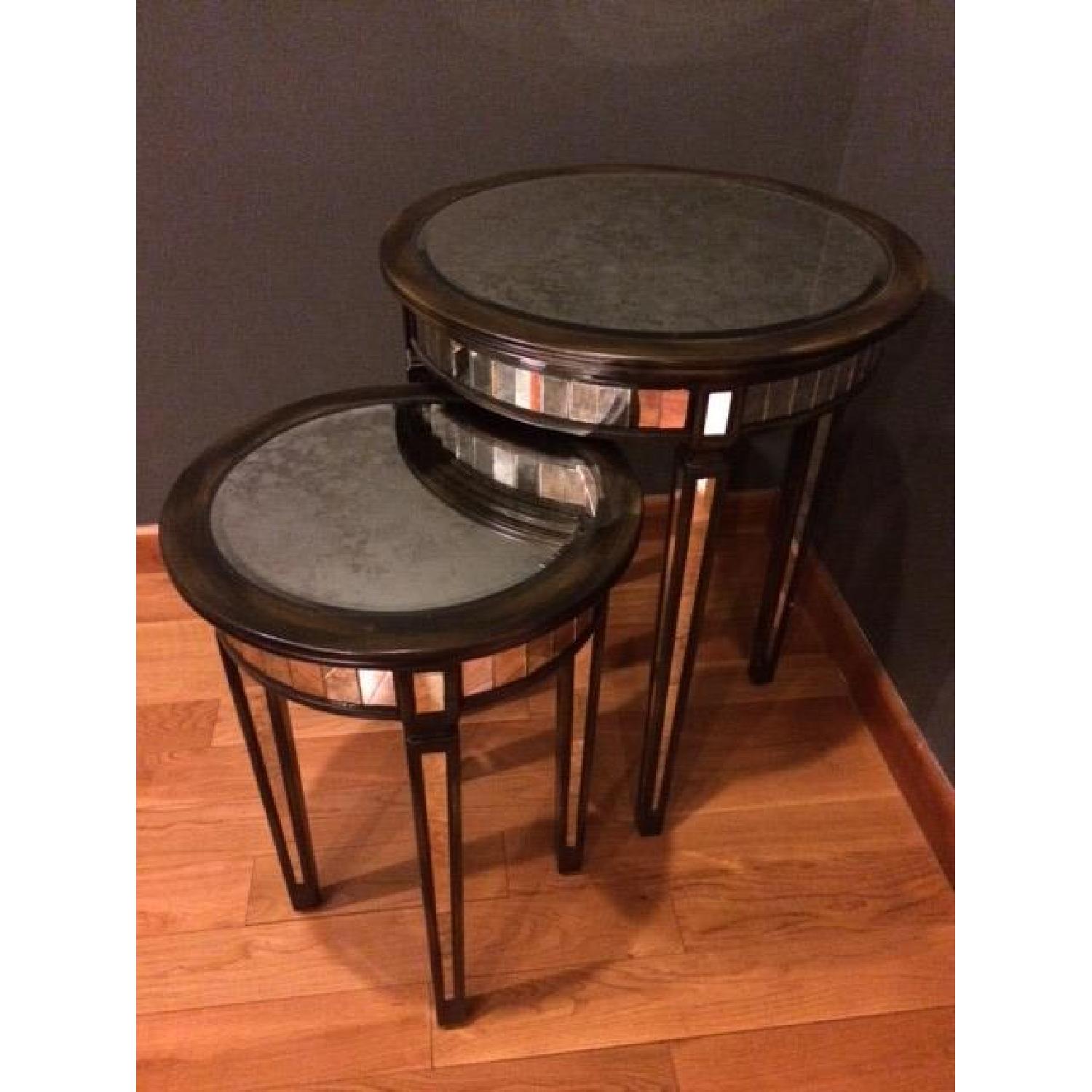 Arhaus Isla Mirrored Nesting Tables - Pair - image-2
