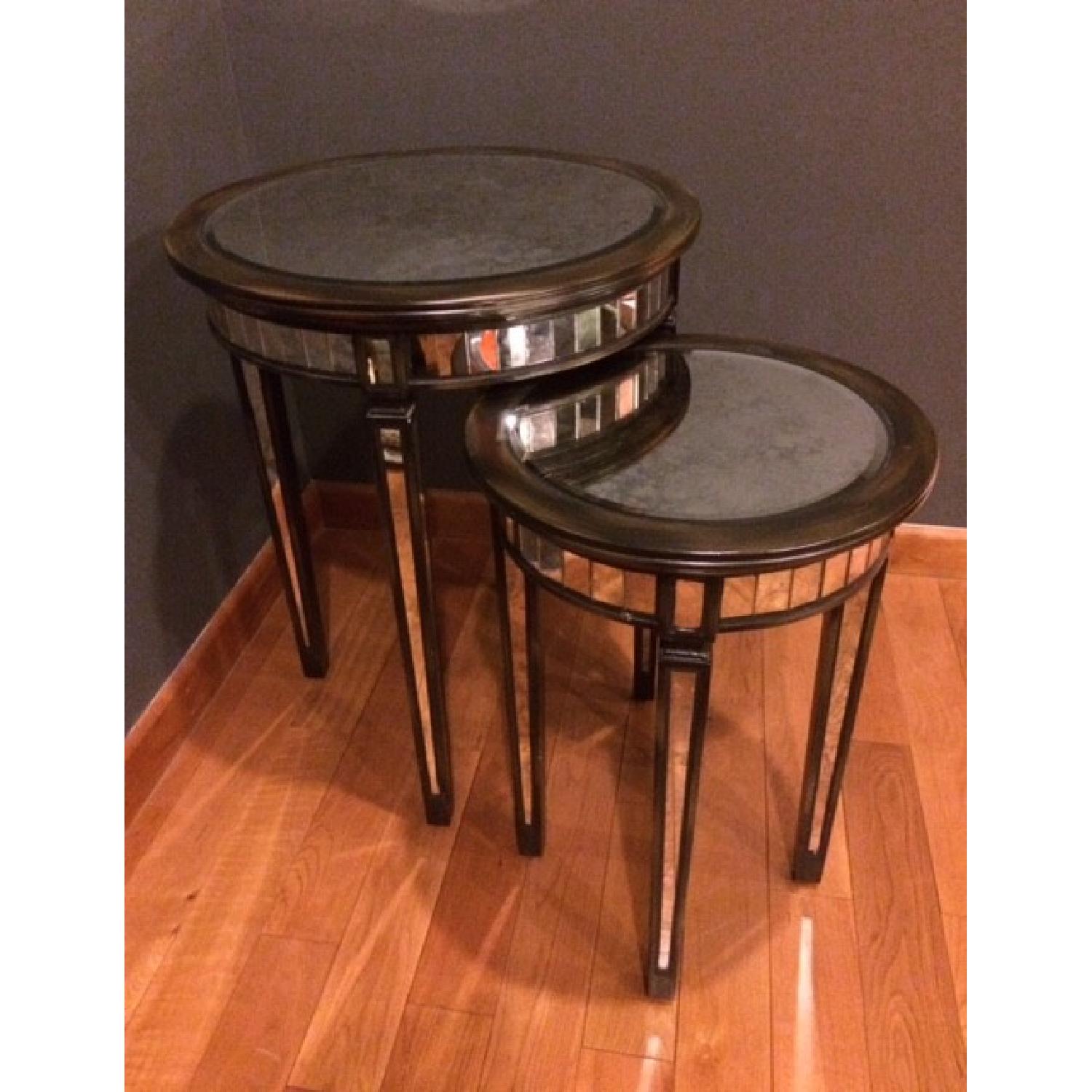 Arhaus Isla Mirrored Nesting Tables - Pair - image-3