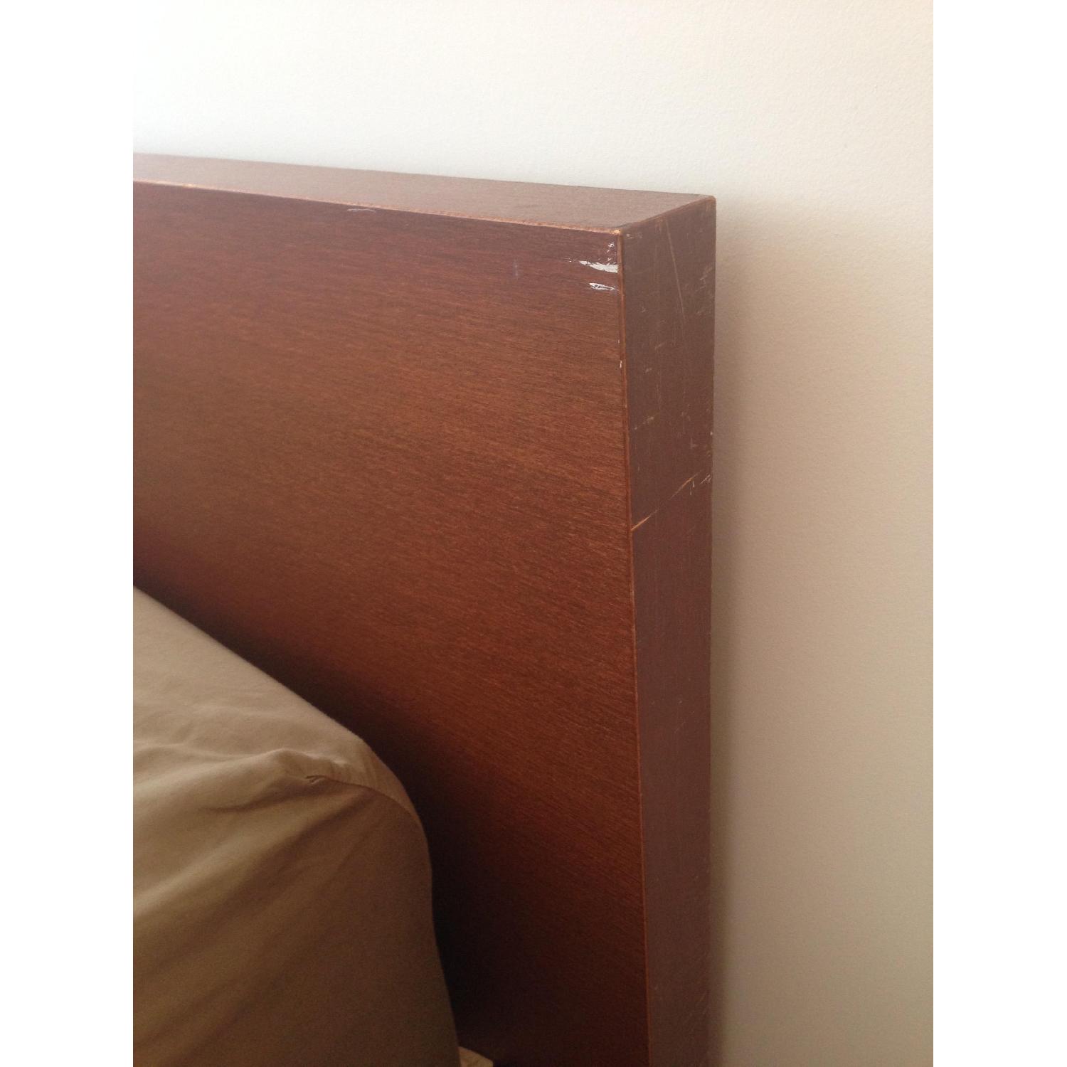 Ikea Malm Queen Size Bed Frame w/ Storage Headboard - image-4