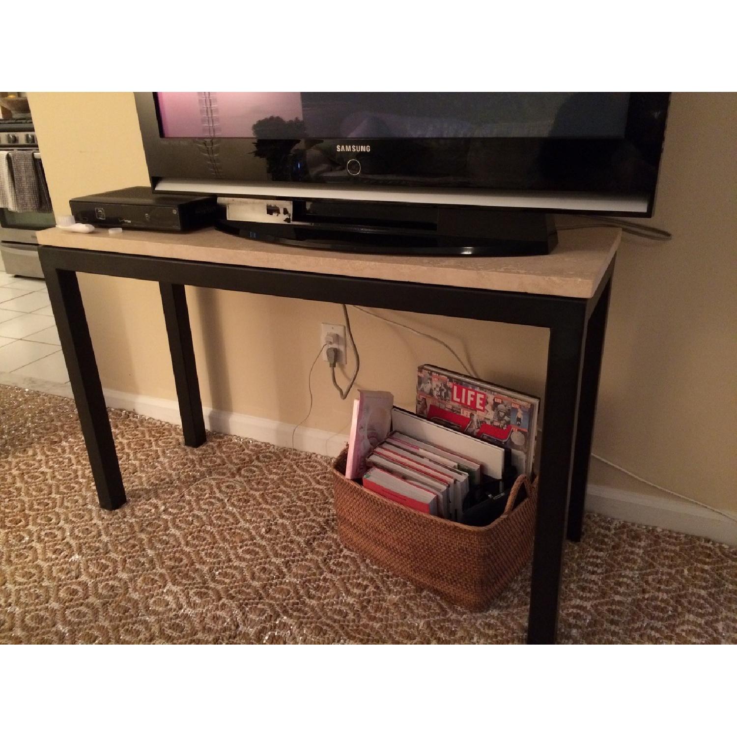 West Elm Metallic Diamond Jute Rug - image-4