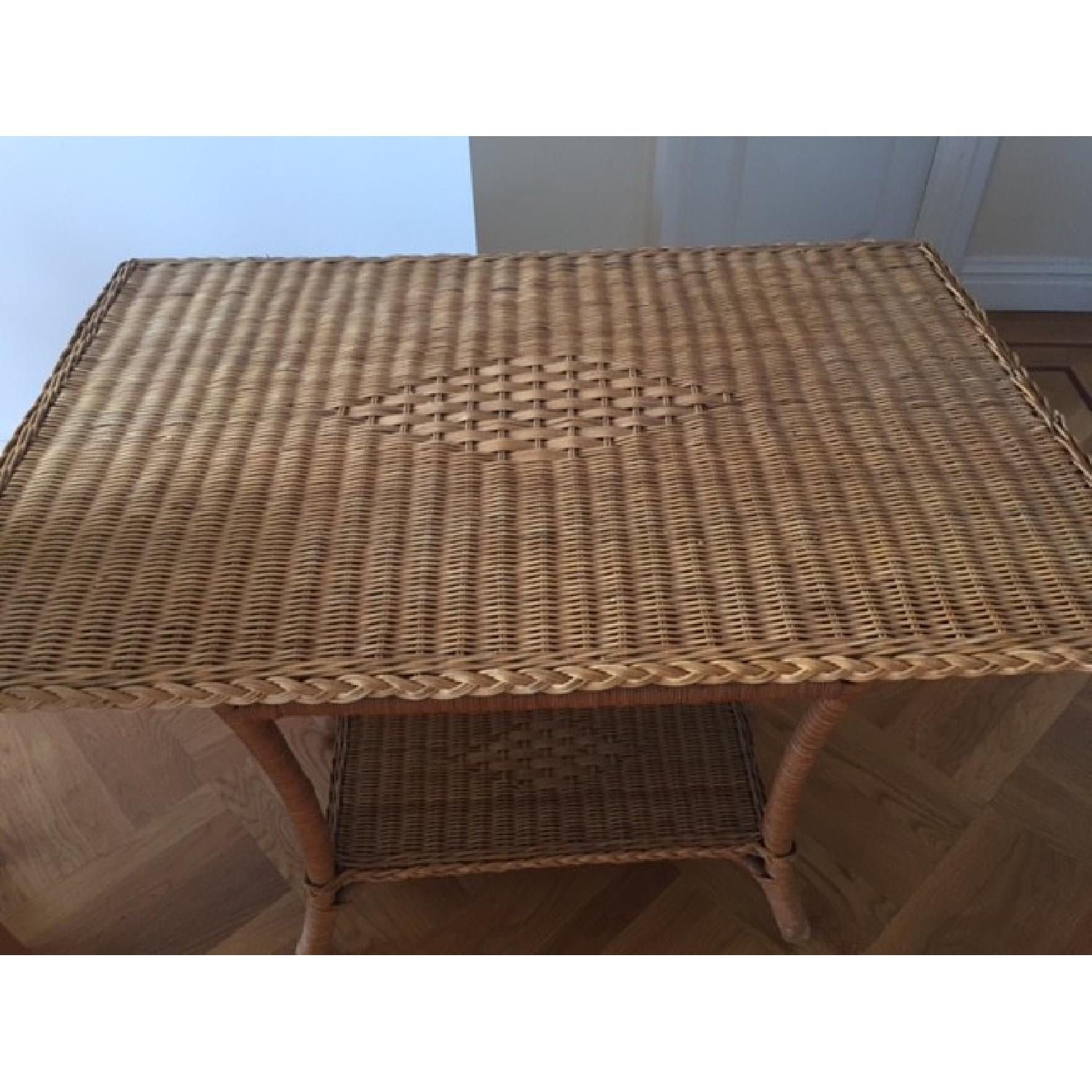 Ralph Lauren Wicker Table - image-2