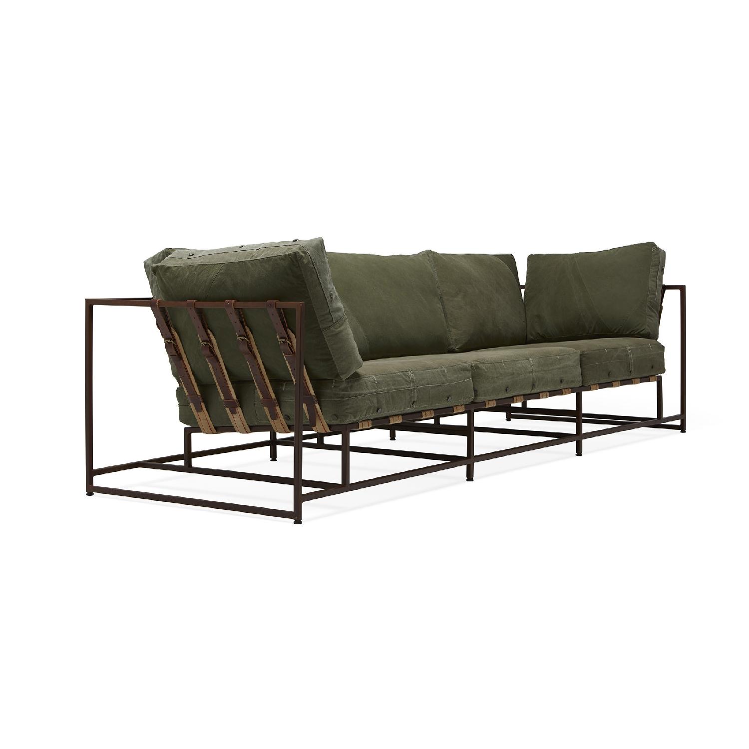 Stephen Kenn Military Canvas Sofa - image-1