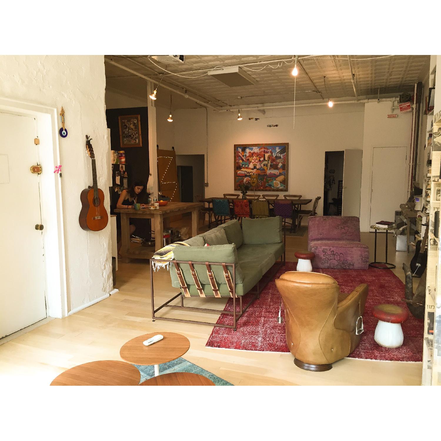 Stephen Kenn Military Canvas Sofa - image-4