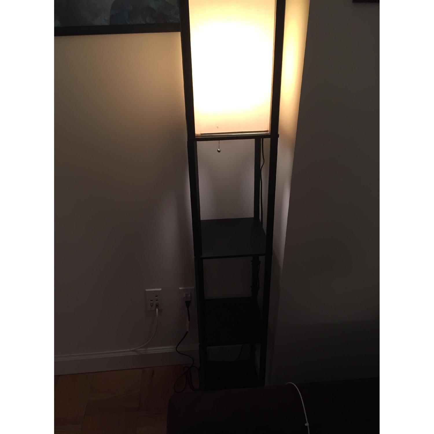 Target Floor Lamp With Three Shelves for Storage - image-3