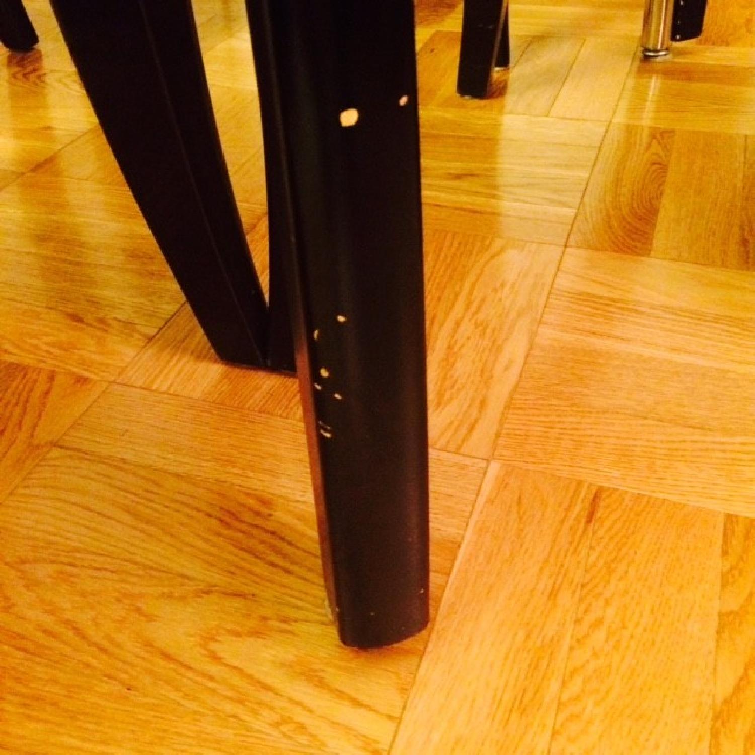 Round Glass Dining Table w/ 4 Chairs - image-3