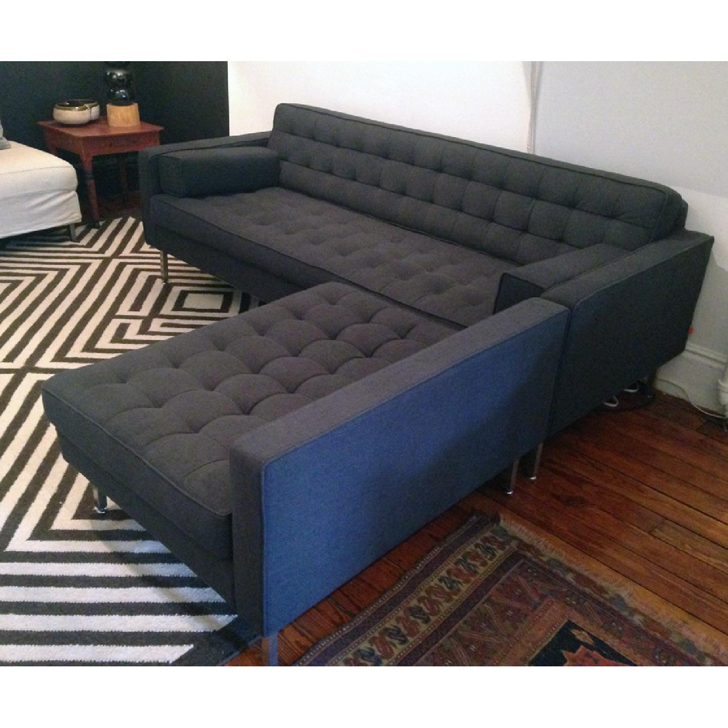 Gus Modern Spencer Loft Bi-Sectional in Urban Tweed - image-2