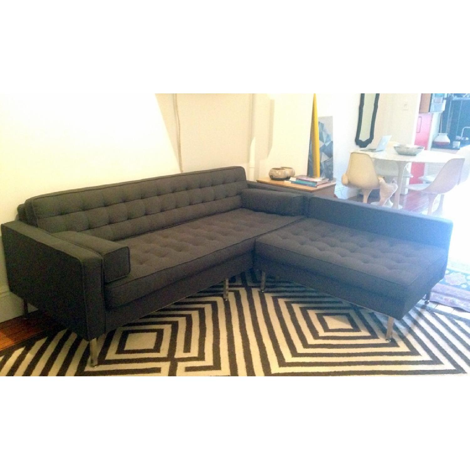 Gus Modern Spencer Loft Bi-Sectional in Urban Tweed - image-4