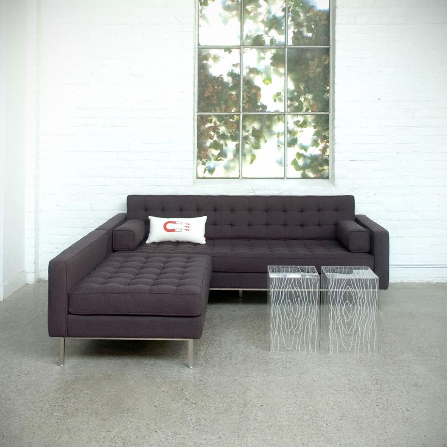 Gus Modern Spencer Loft Bi-Sectional in Urban Tweed - image-7