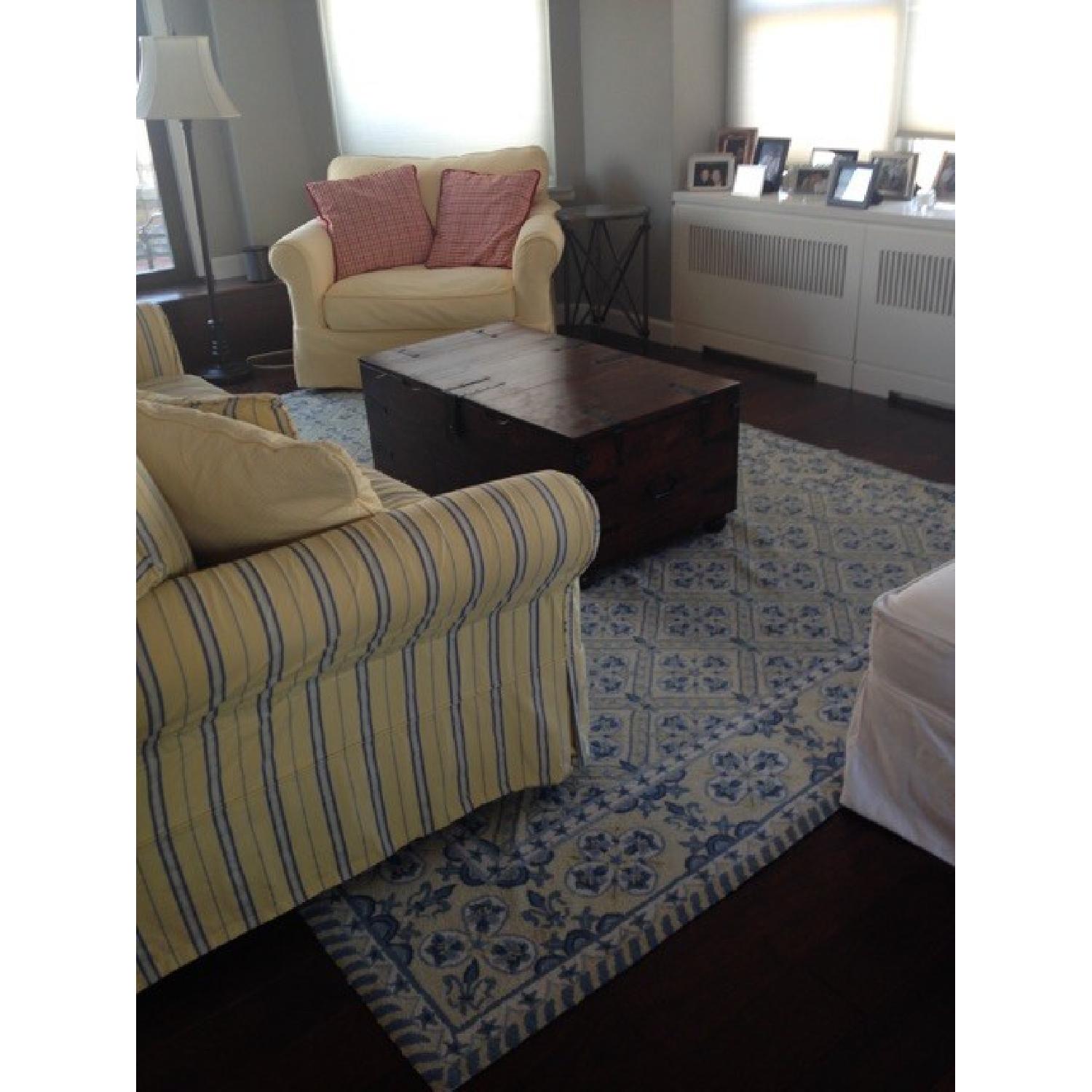 Ballard Designs Fleur De Lis Rug - image-7