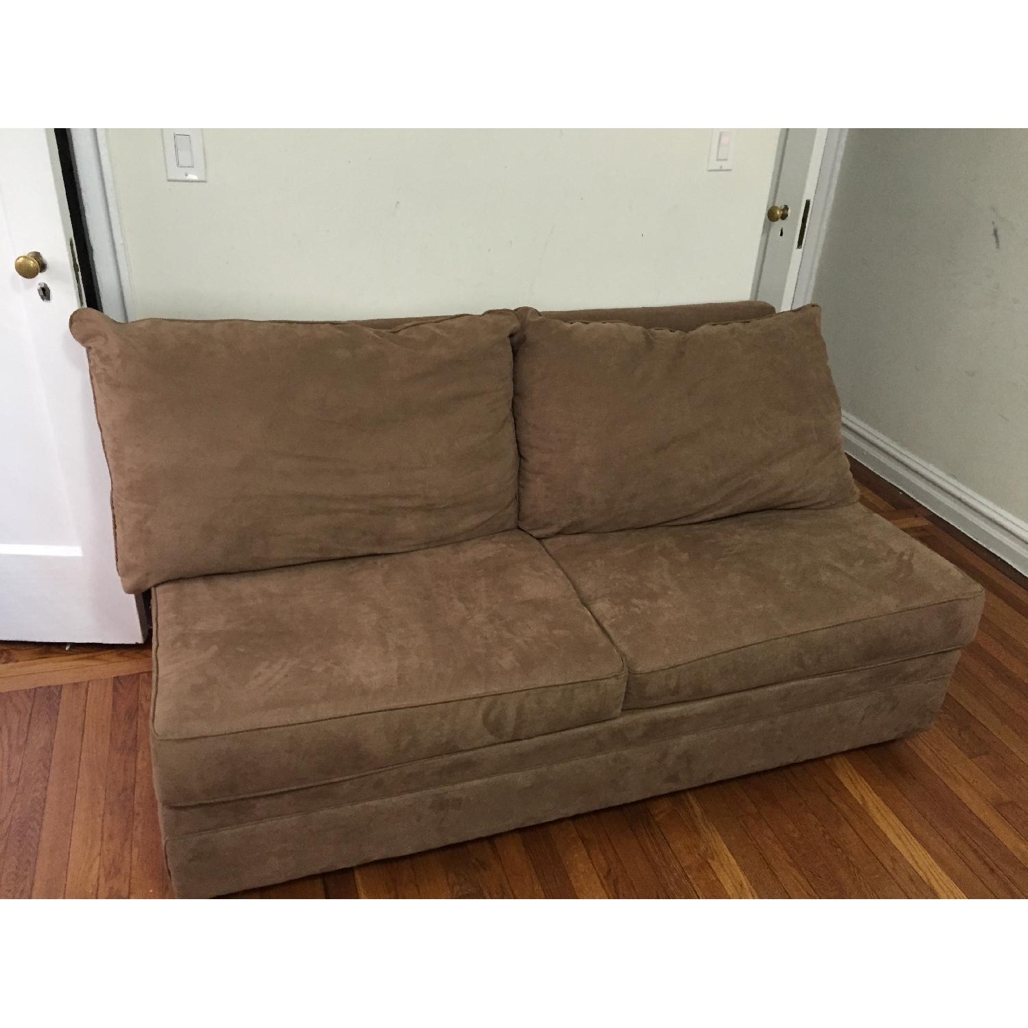 Bob's Full Size Sleeper Sofa w/ Temperpedic - image-1