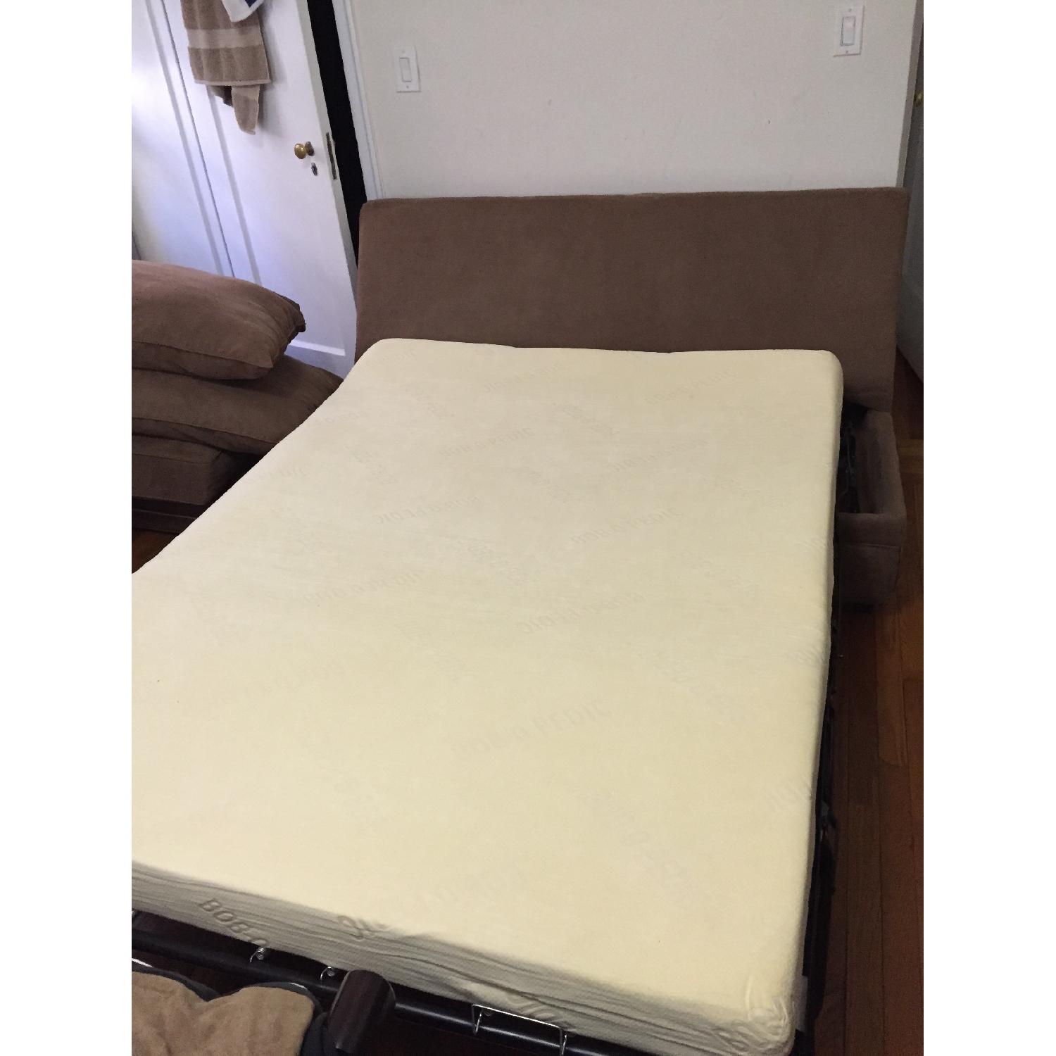 Bob's Full Size Sleeper Sofa w/ Temperpedic - image-2
