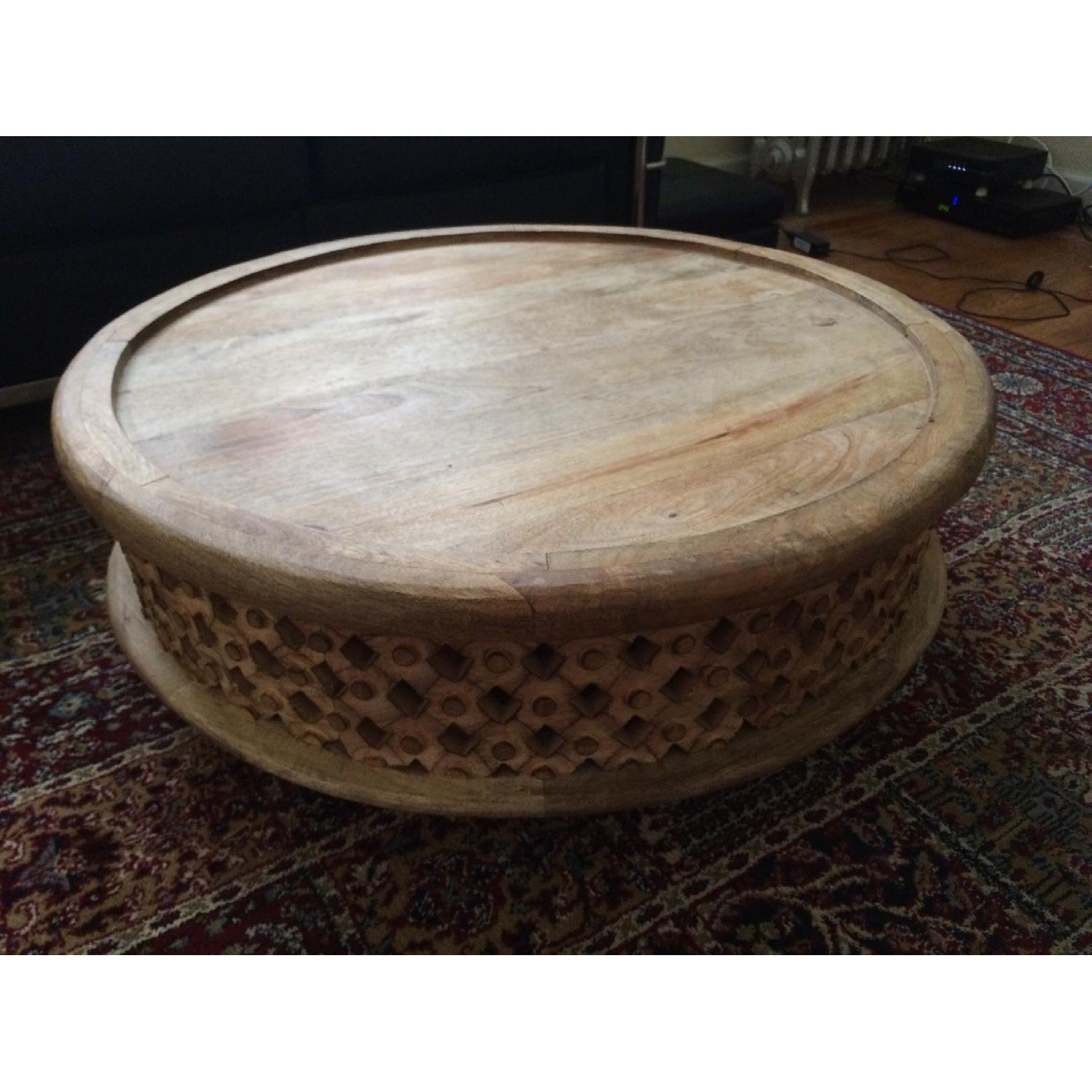 West Elm Mango Wood Coffee Table - image-1