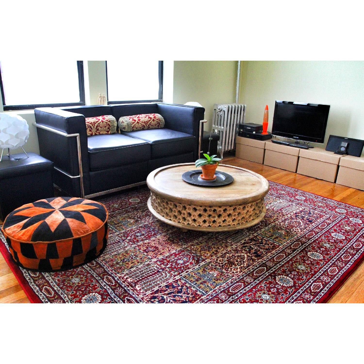 West Elm Mango Wood Coffee Table - Round Wood Table